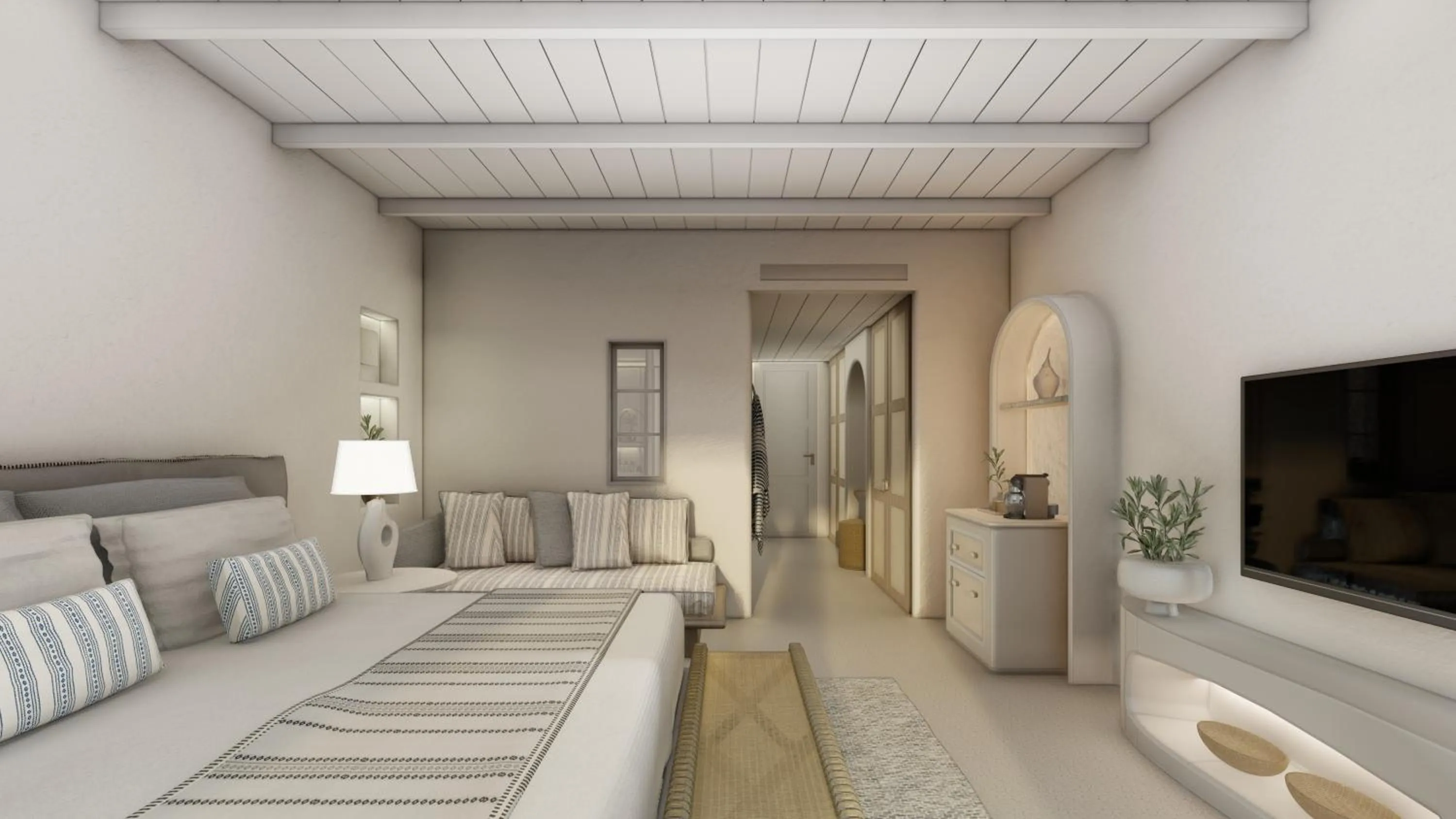 Bedroom in Patmos Aktis, a Luxury Collection Resort & Spa, Greece