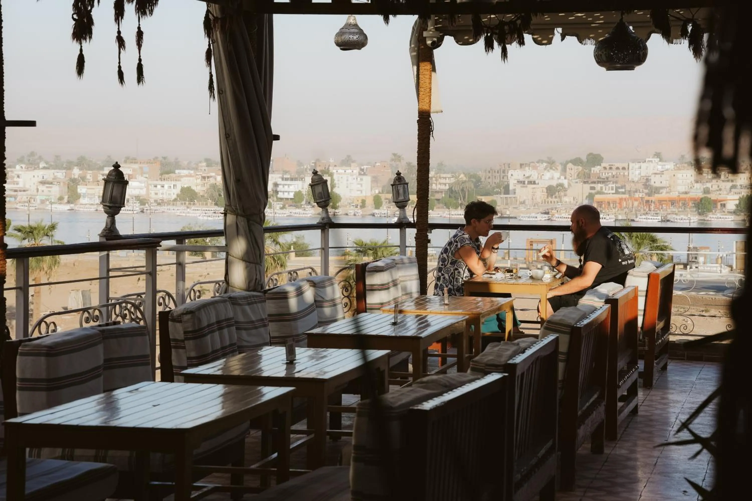 Breakfast in Nefertiti Hotel Luxor