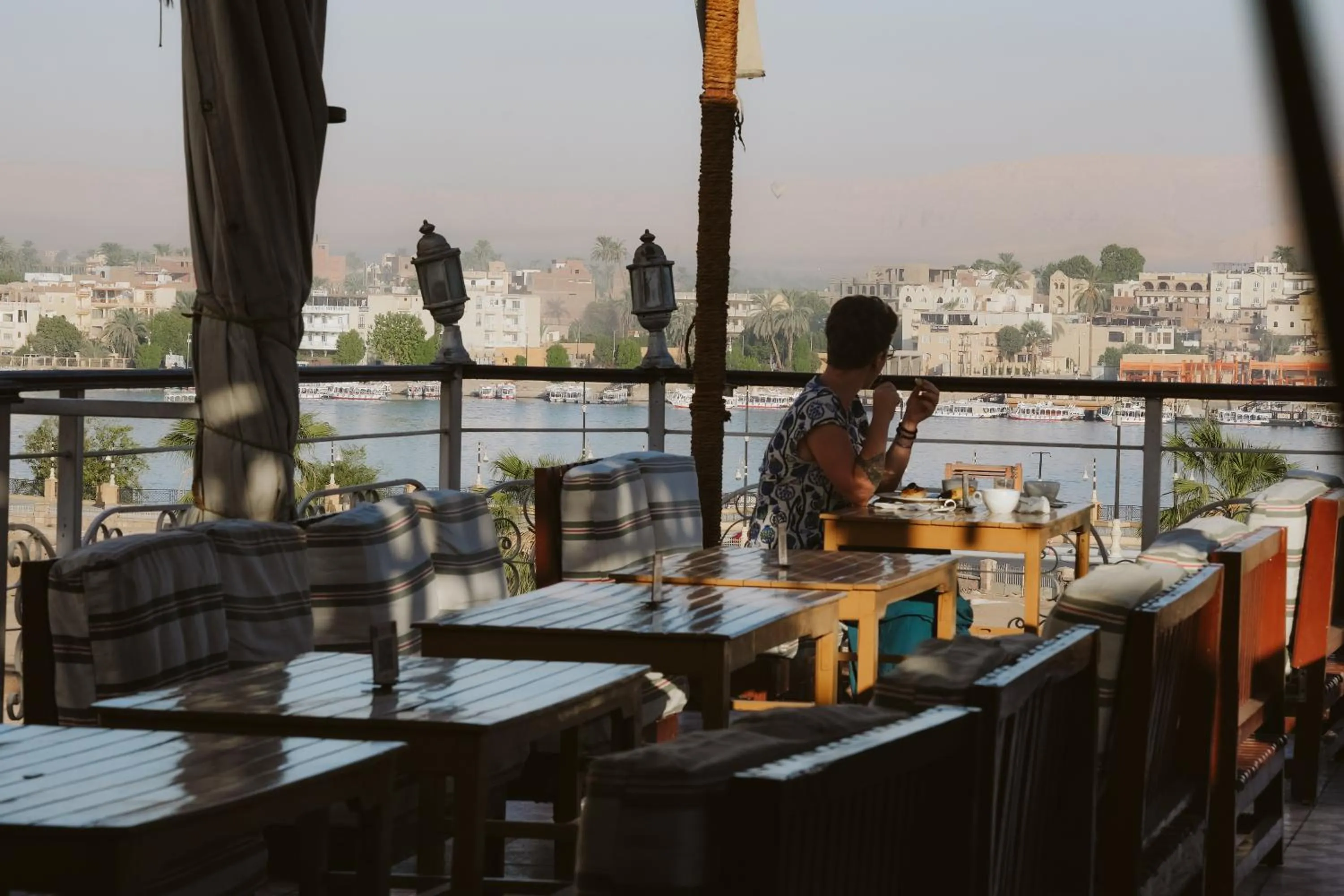 Breakfast in Nefertiti Hotel Luxor