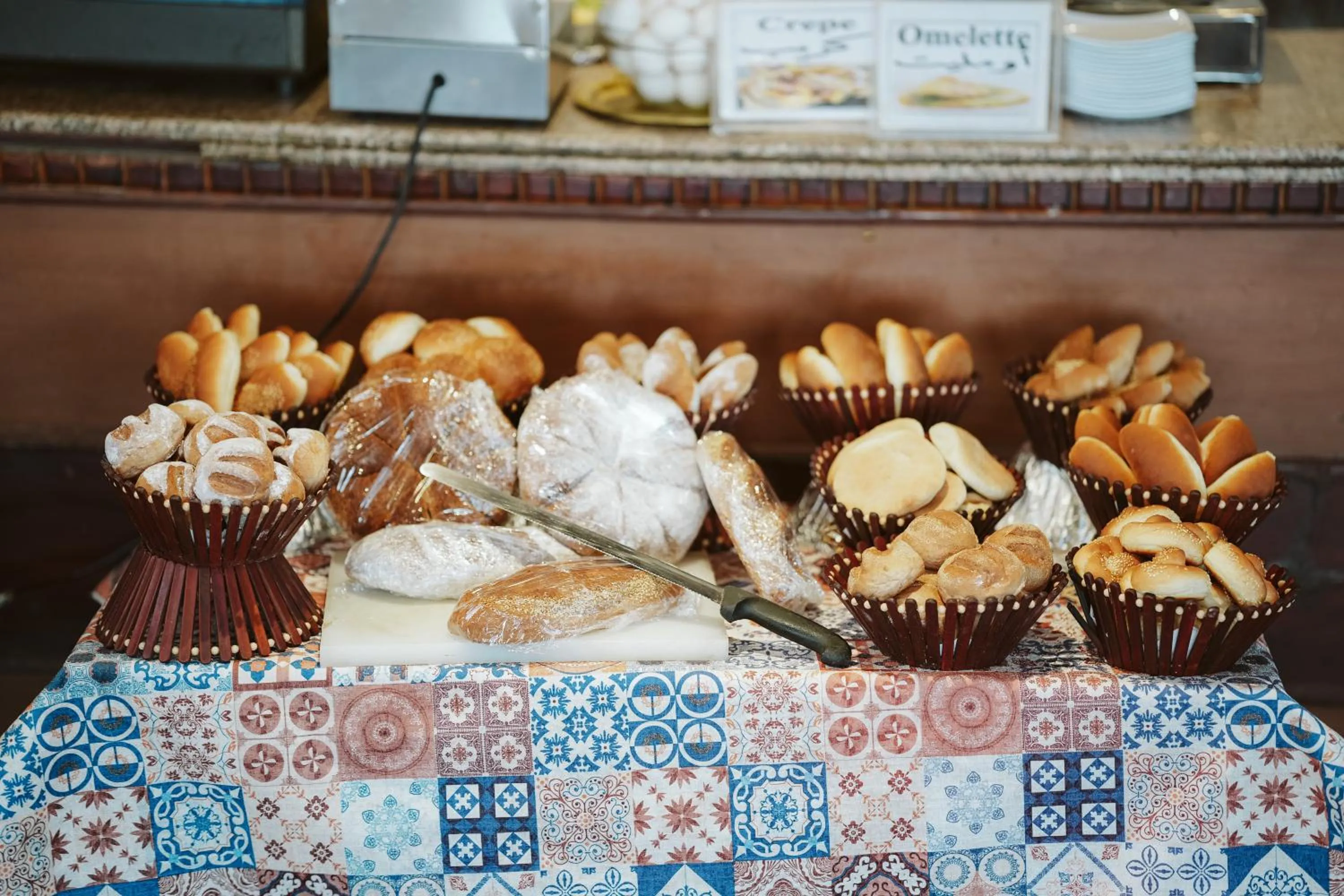 Food in Nefertiti Hotel Luxor