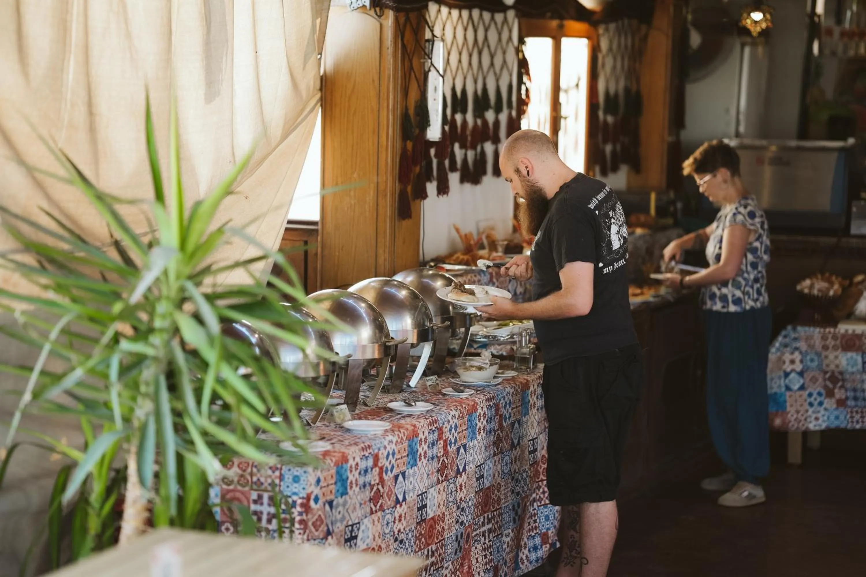 Buffet breakfast in Nefertiti Hotel Luxor