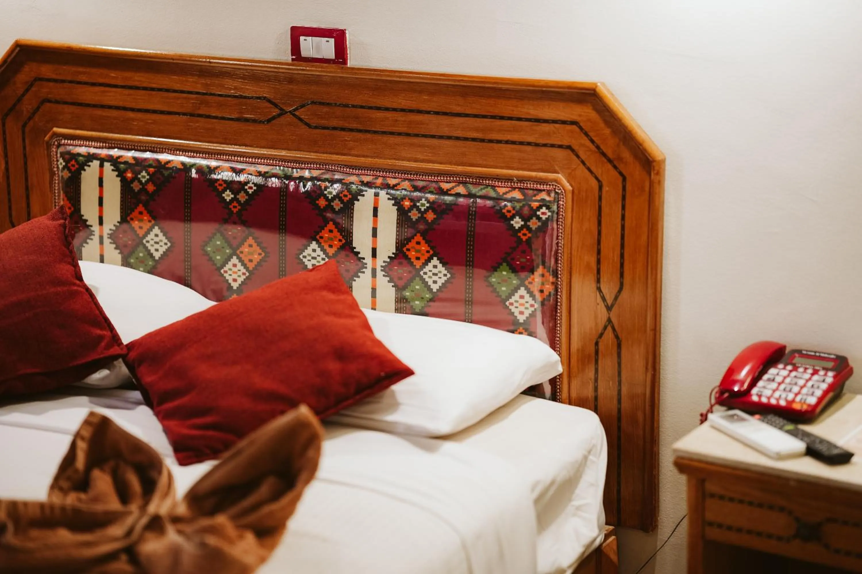 Bed in Nefertiti Hotel Luxor