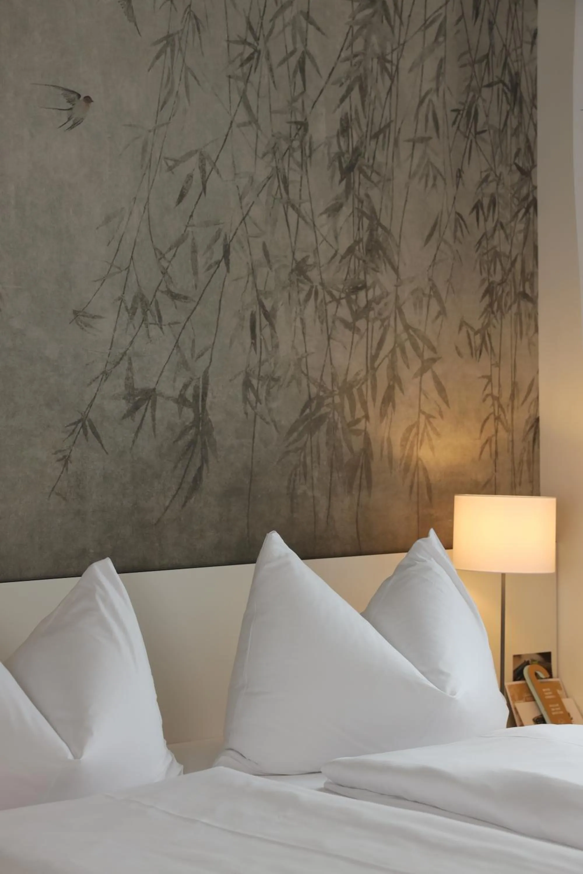 Bed in Hotel Vitznauerhof - Lifestyle Hideaway at Lake Lucerne