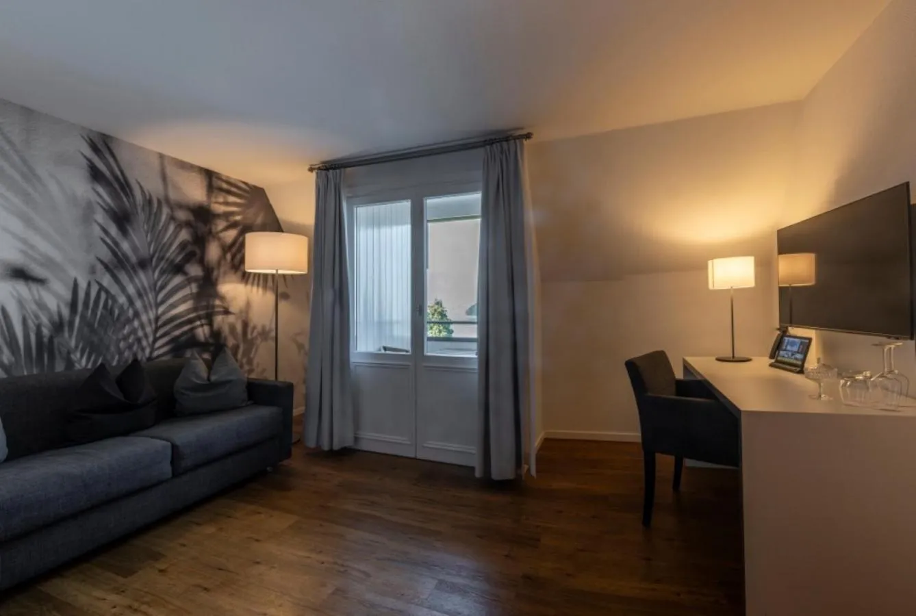 Living room in Hotel Vitznauerhof - Lifestyle Hideaway at Lake Lucerne
