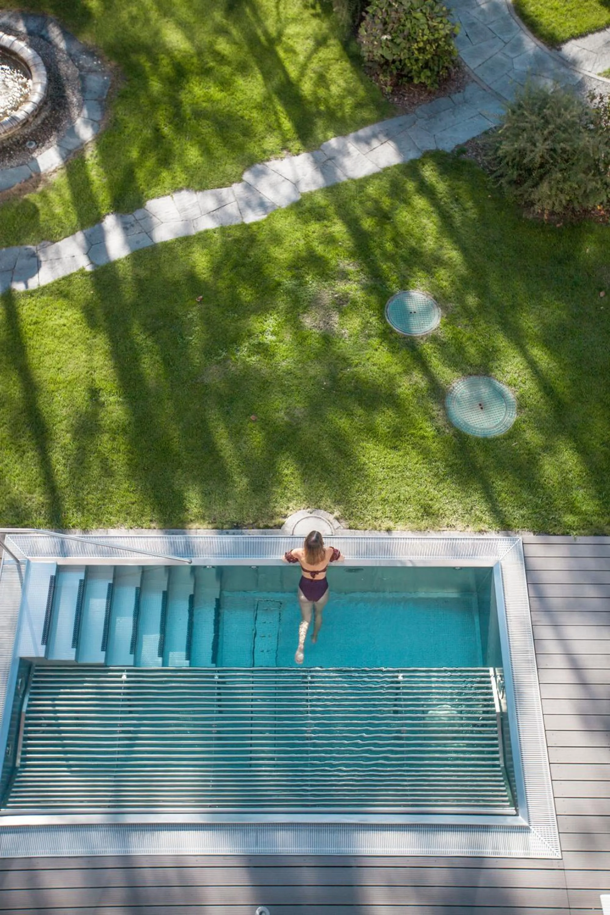 Garden in Hotel Vitznauerhof - Lifestyle Hideaway at Lake Lucerne