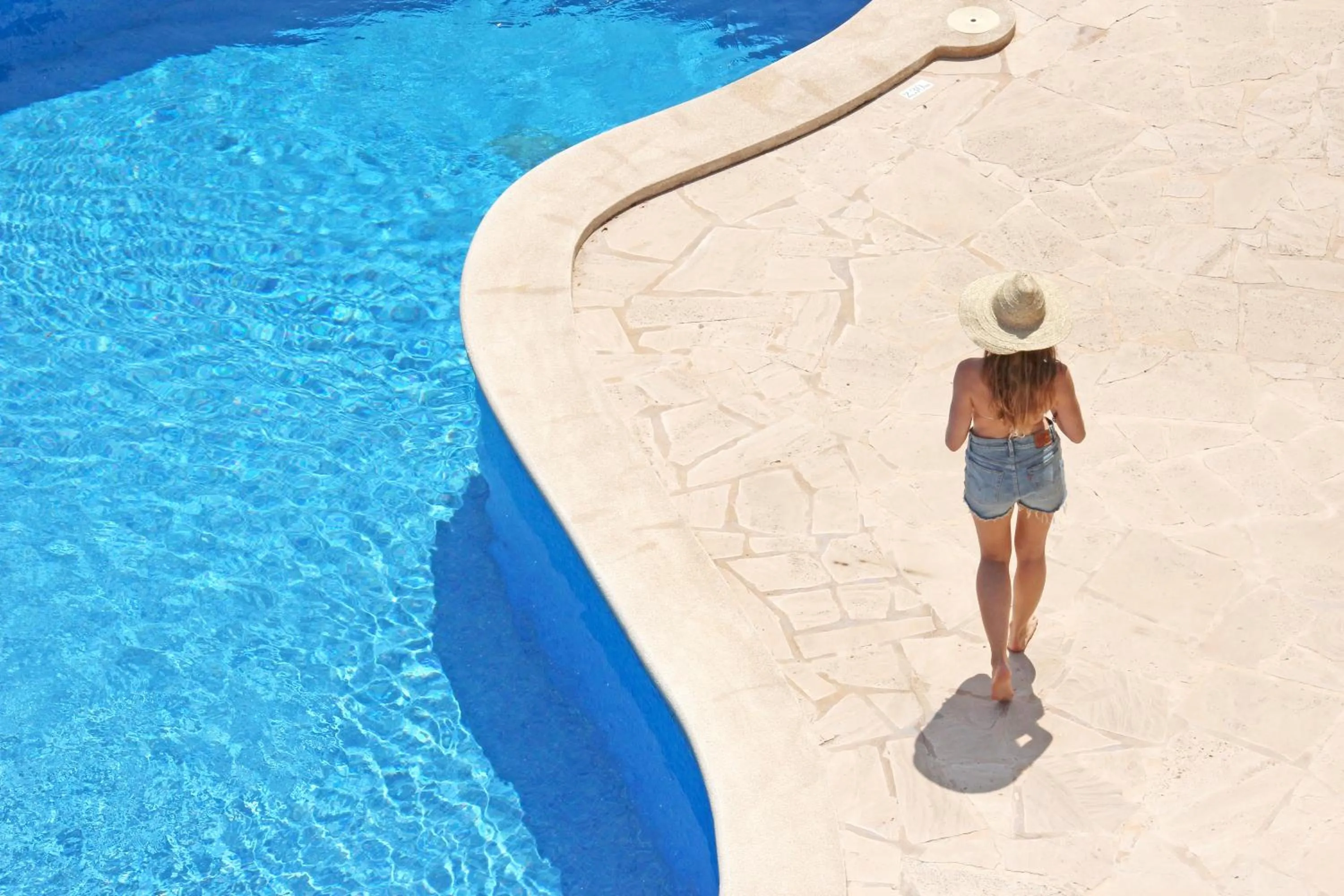 Solarium in Aparthotel Niu d´Aus