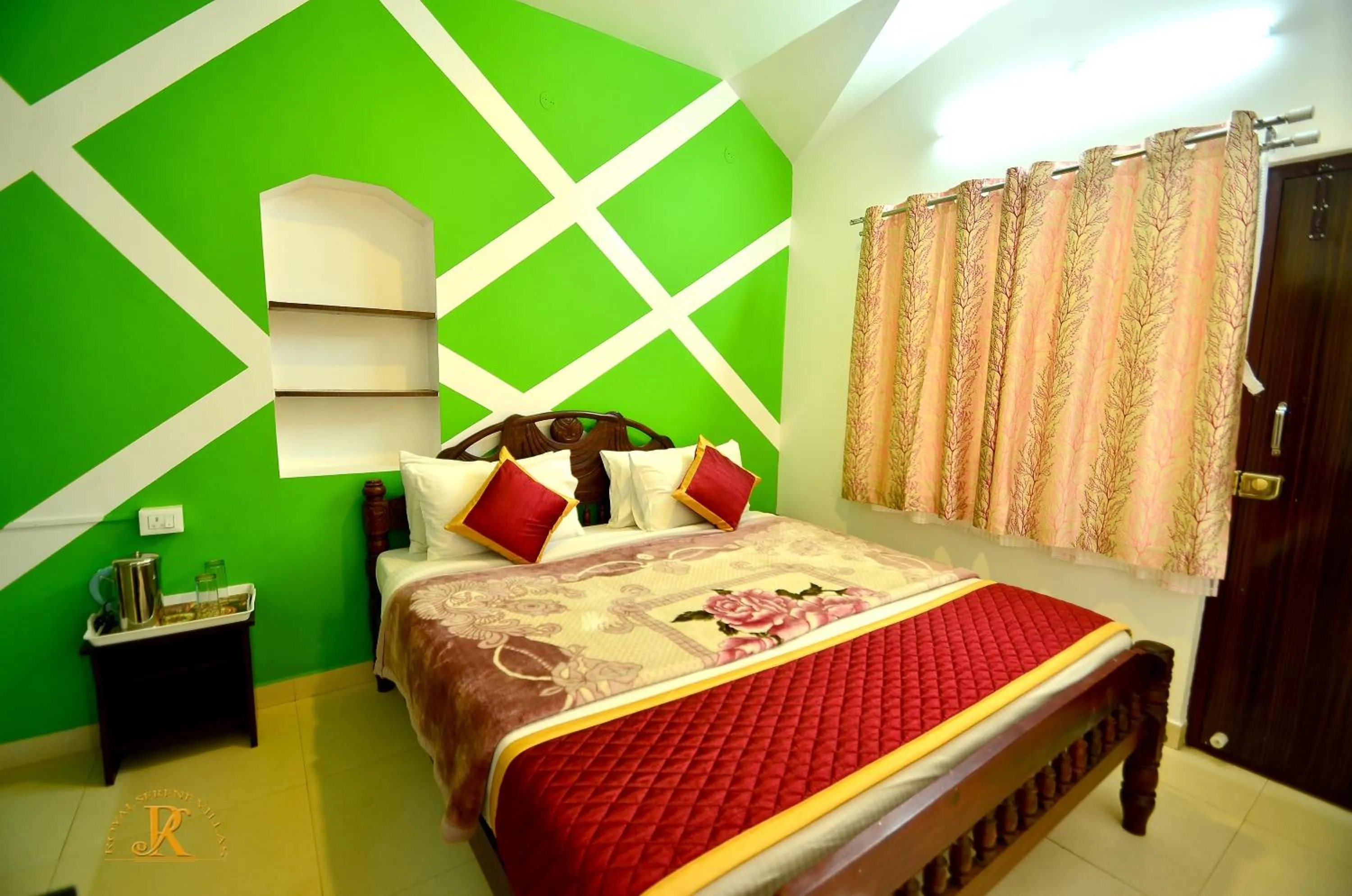 Bed in Royal Serene Villas
