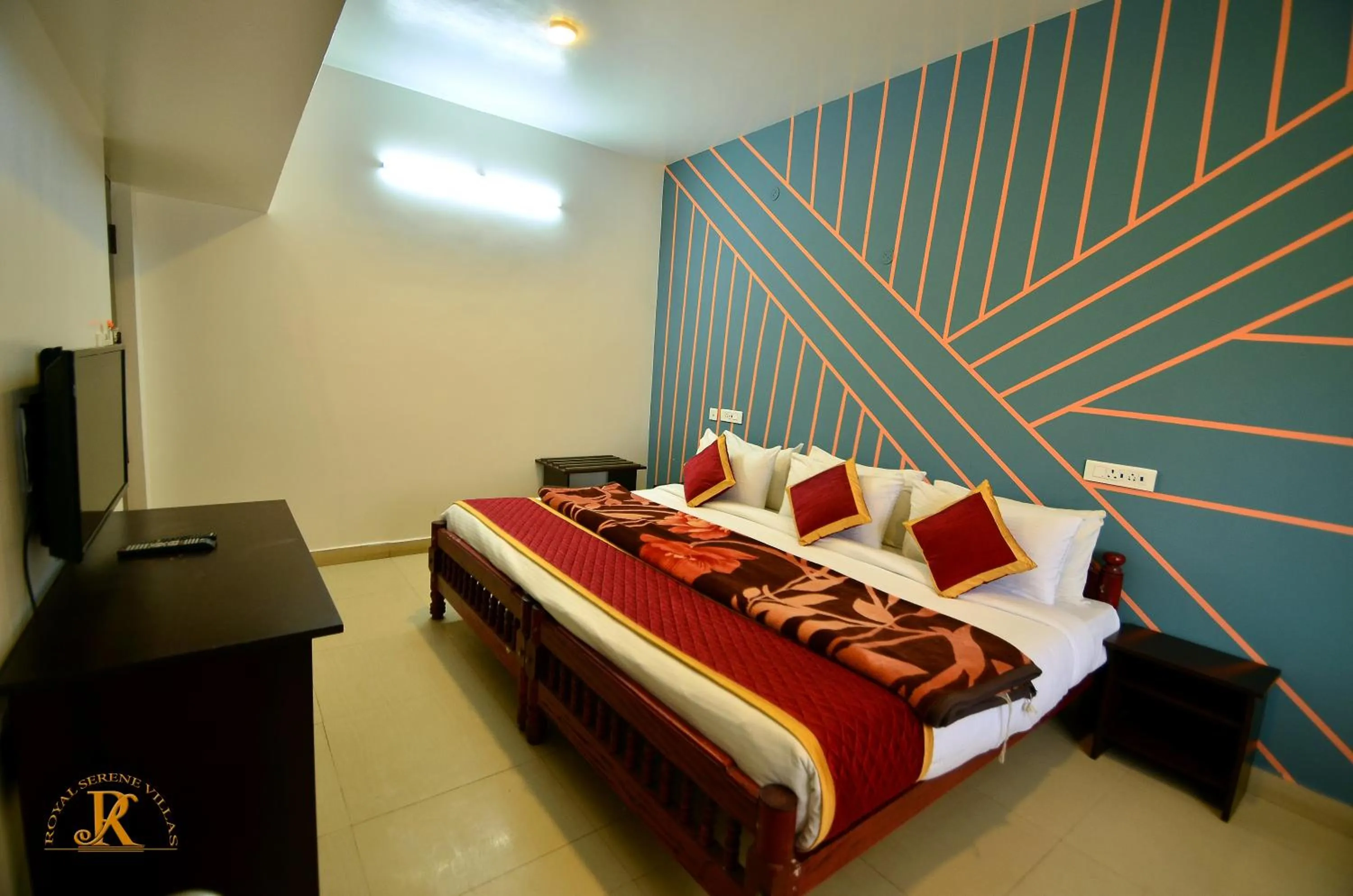 Bed in Royal Serene Villas