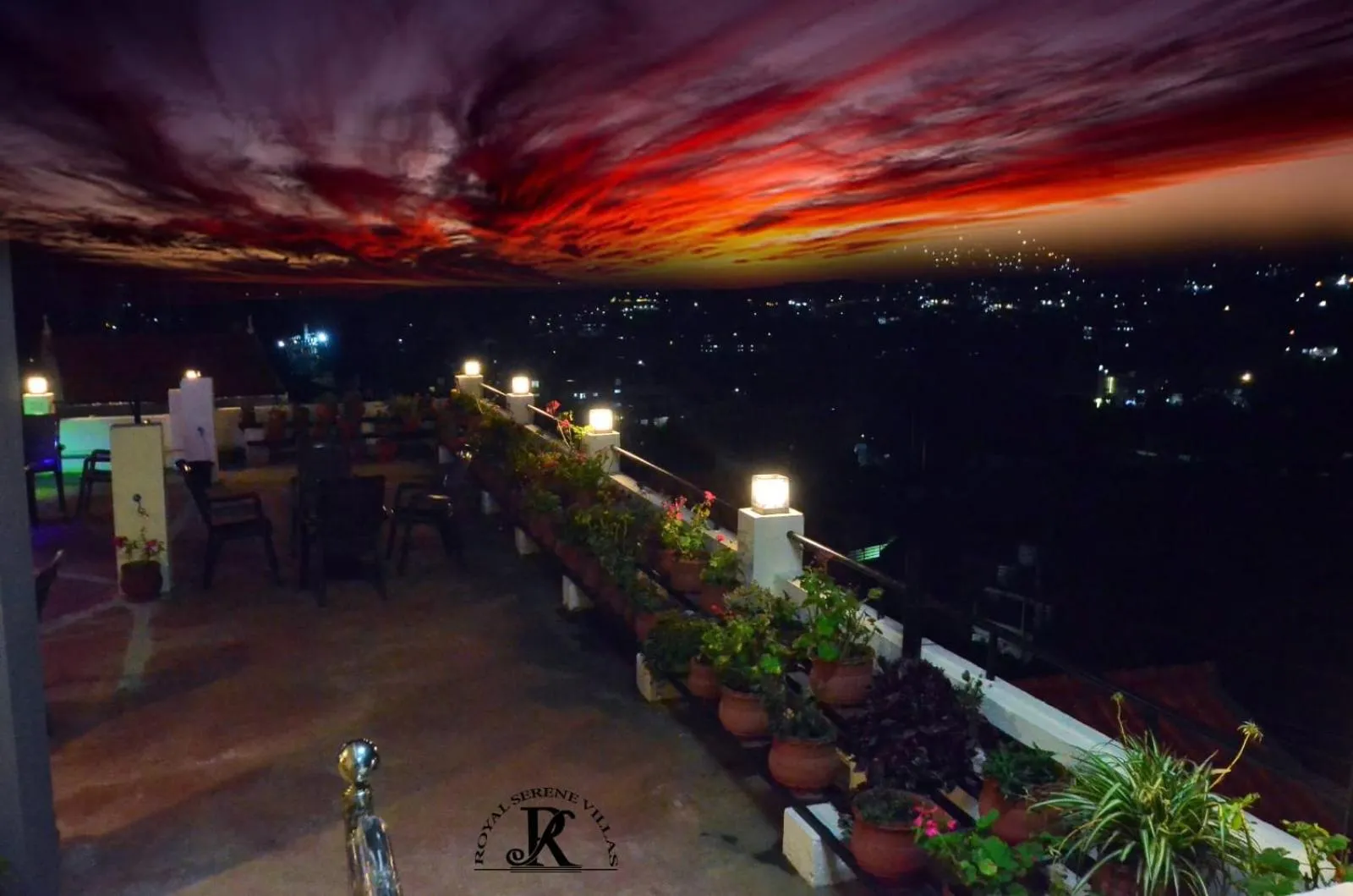 Balcony/Terrace in Royal Serene Villas