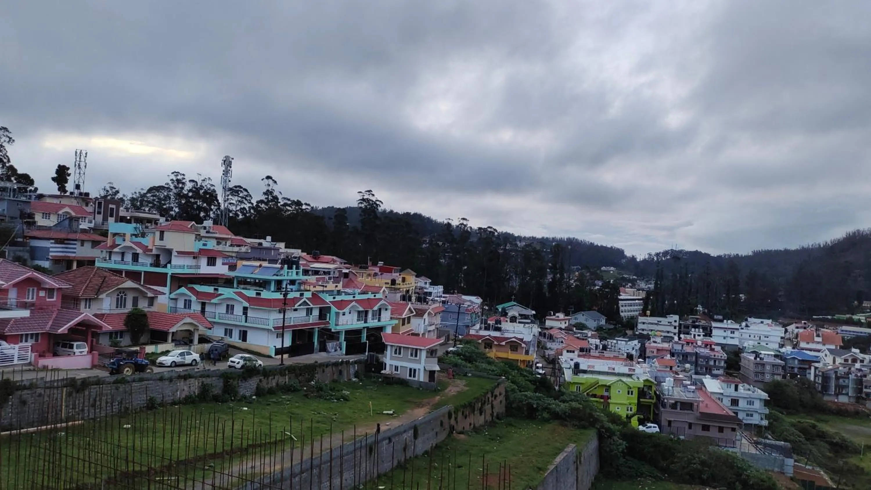 Bird's eye view in Royal Serene Villas