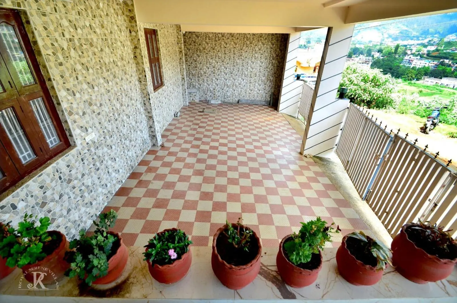 Parking in Royal Serene Villas