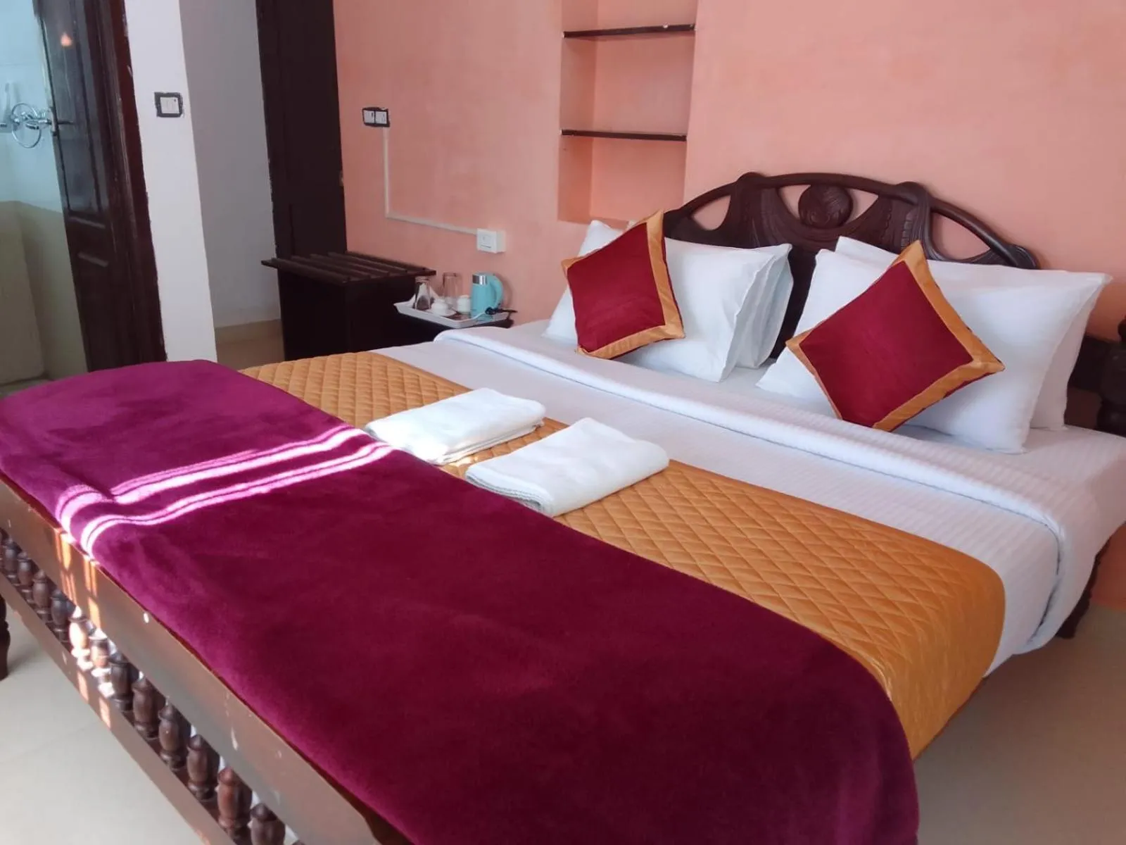 Bed in Royal Serene Villas