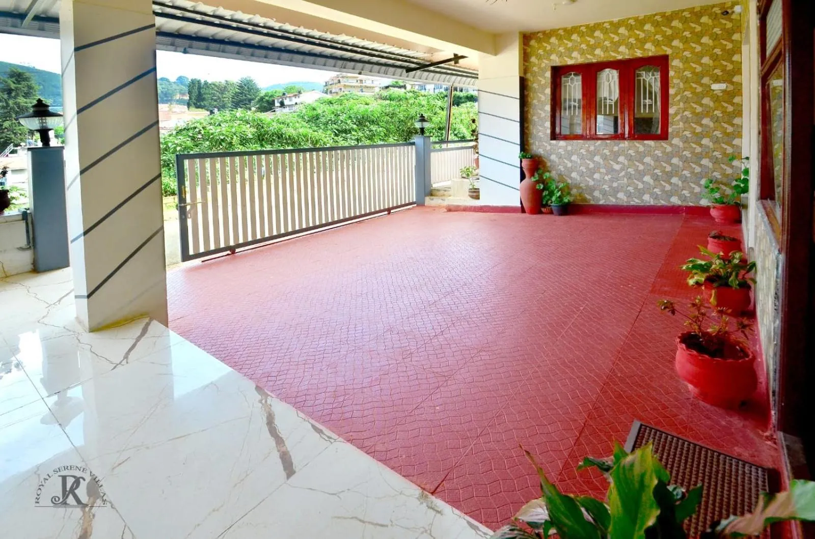 Parking in Royal Serene Villas