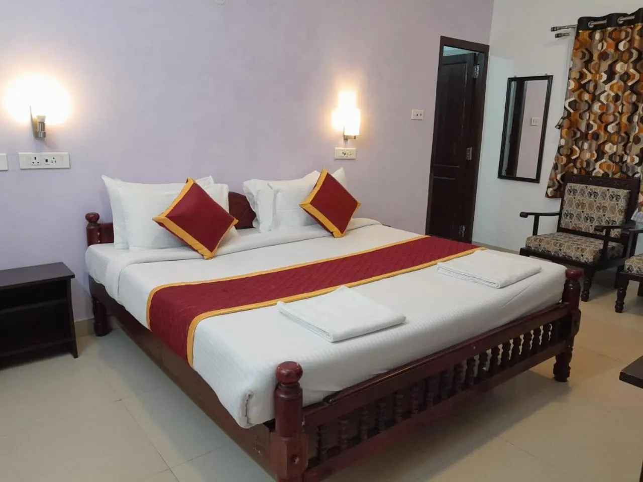 Bed in Royal Serene Villas