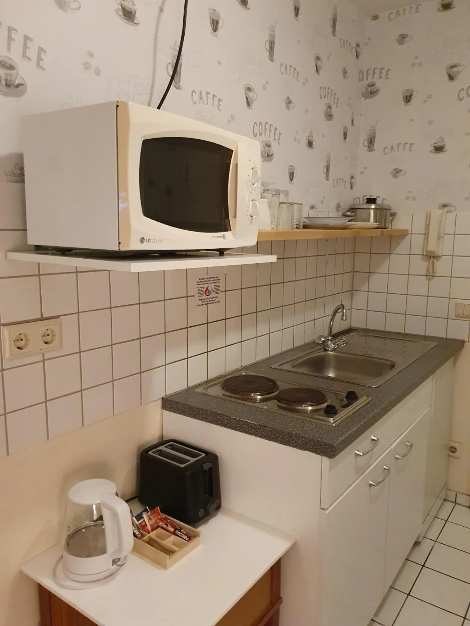 Kitchen or kitchenette in CityPark Hotel