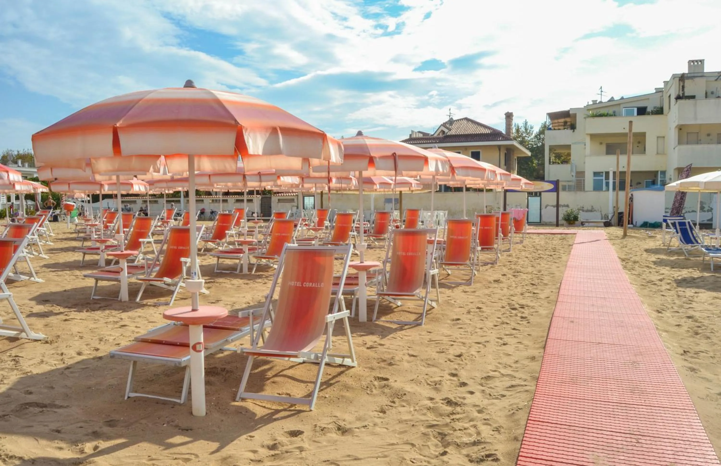 Beach in Hotel Corallo