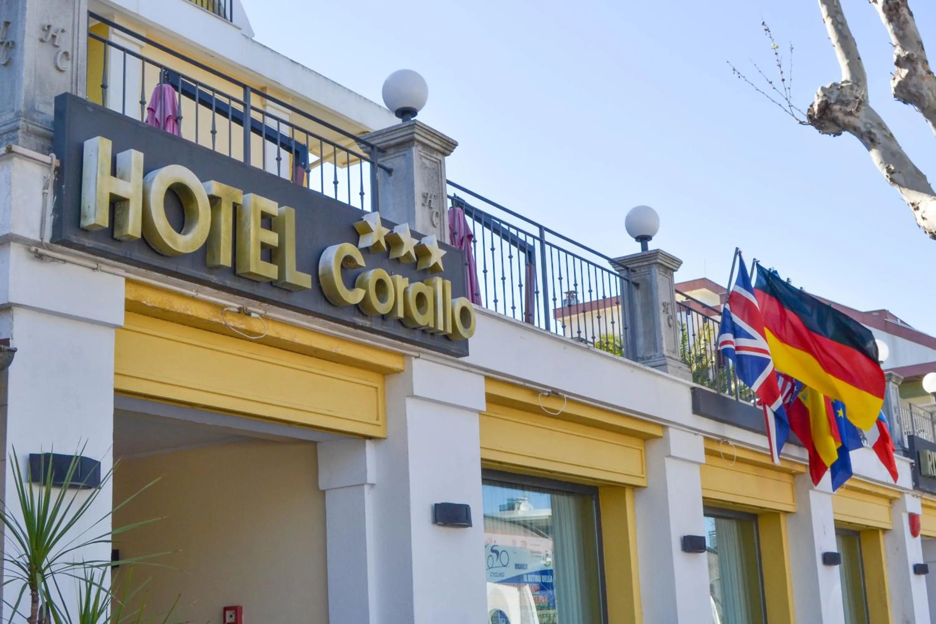 Facade/entrance in Hotel Corallo