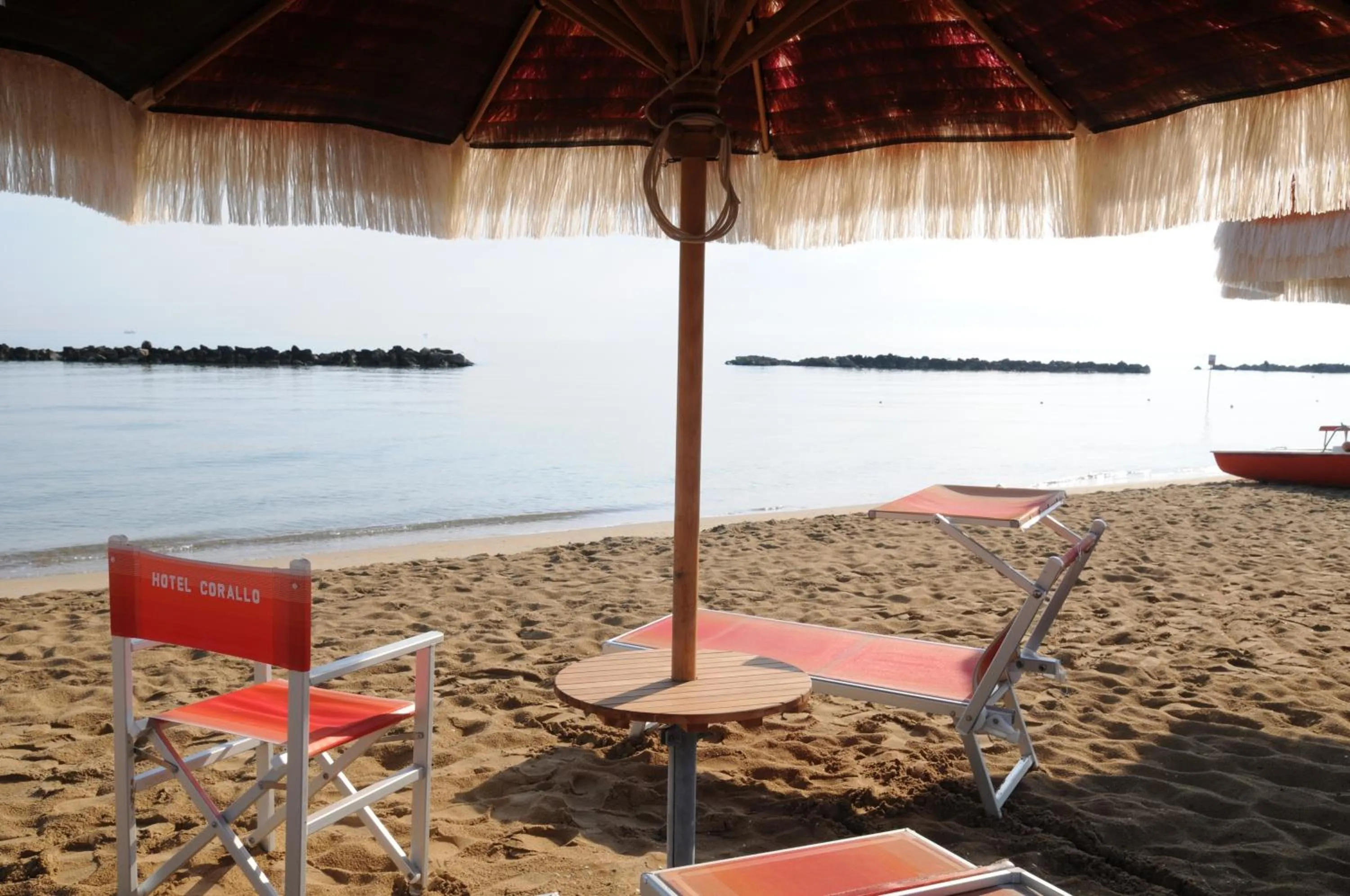 Beach in Hotel Corallo