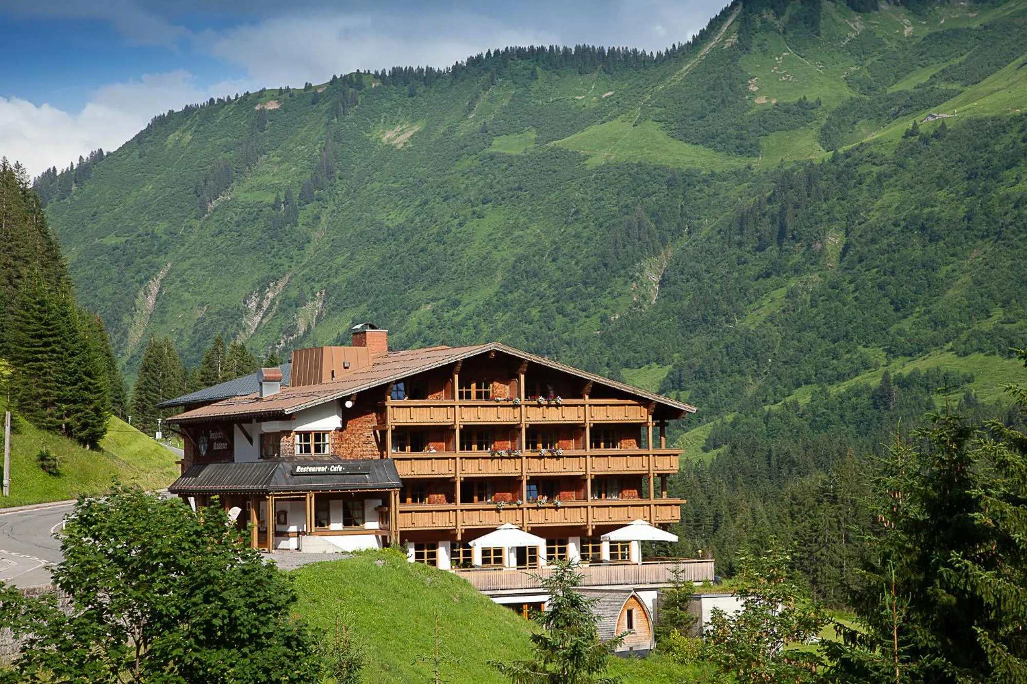 Property building in Alpine Lifestyle Berghotel Madlener