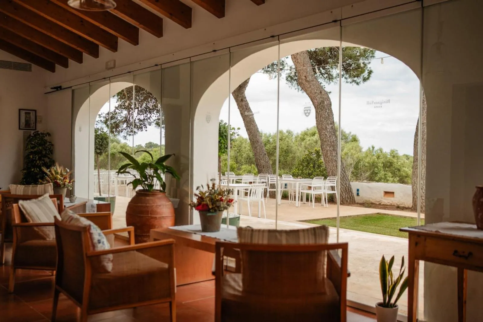 Living room in Hotel Rural Binigaus Vell