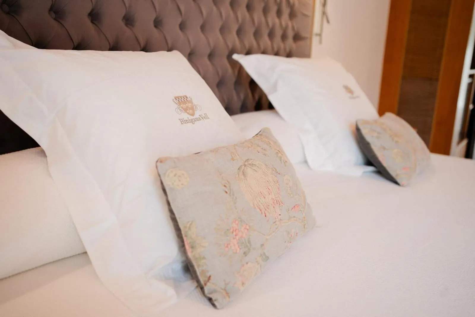 Bed in Hotel Rural Binigaus Vell