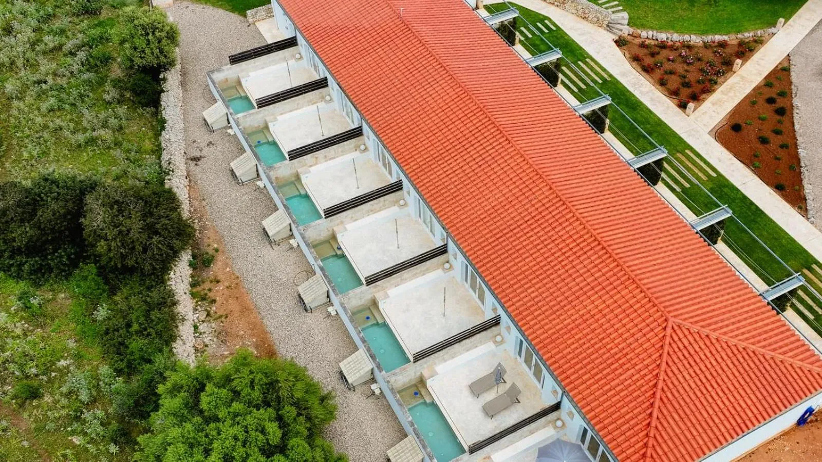 Bird's eye view in Hotel Rural Binigaus Vell