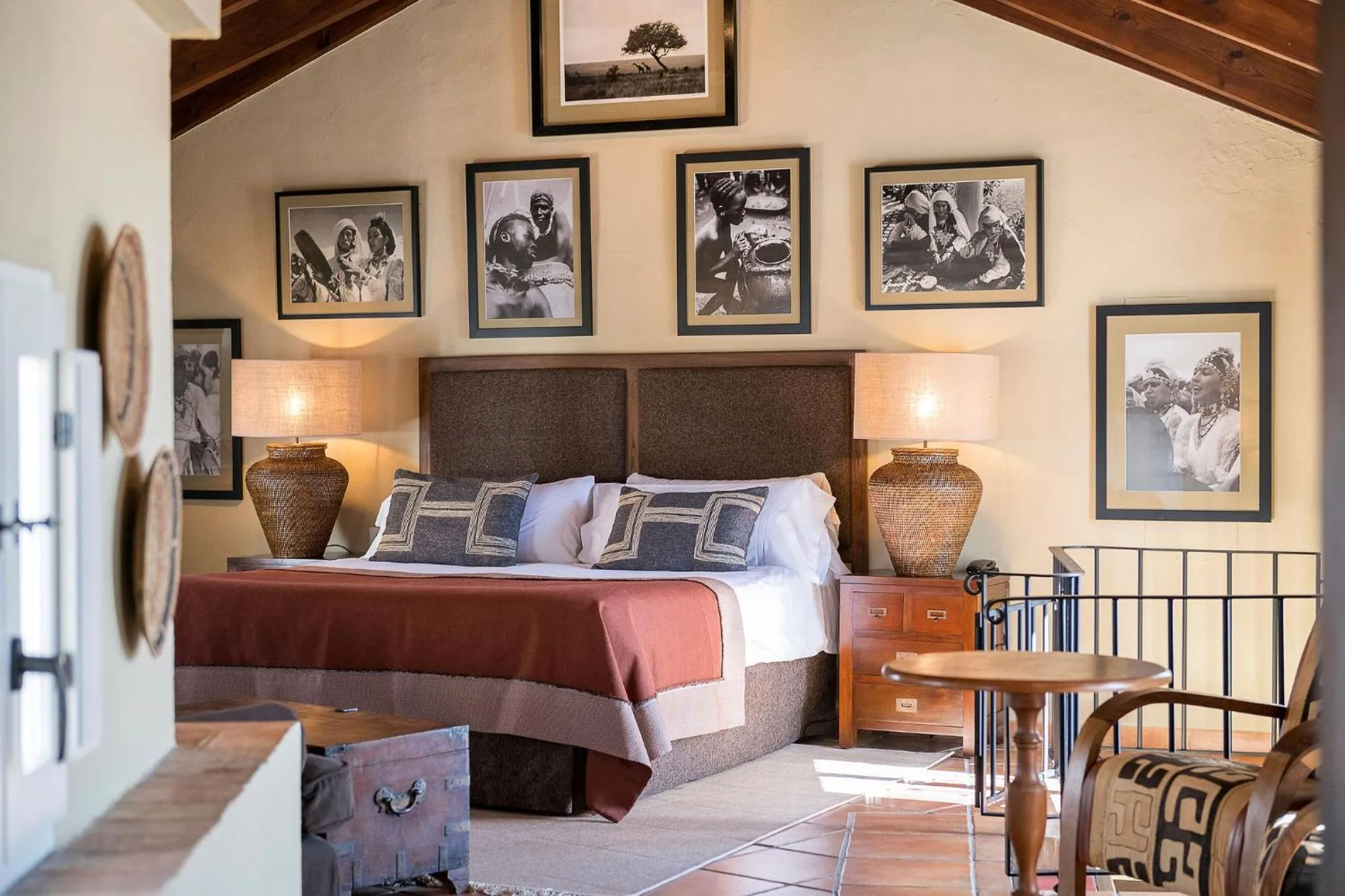 Bed in Hotel La Casa del Califa