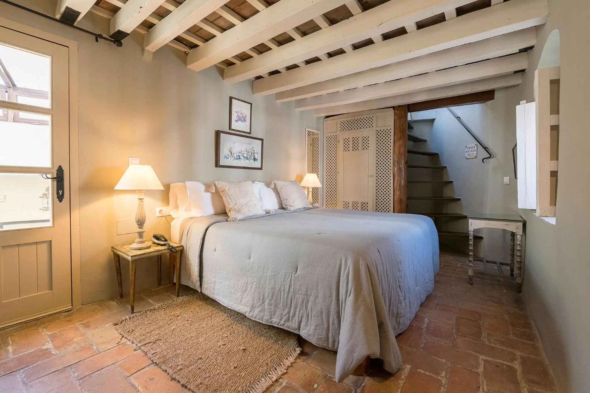 Bedroom, Bed in Hotel La Casa del Califa