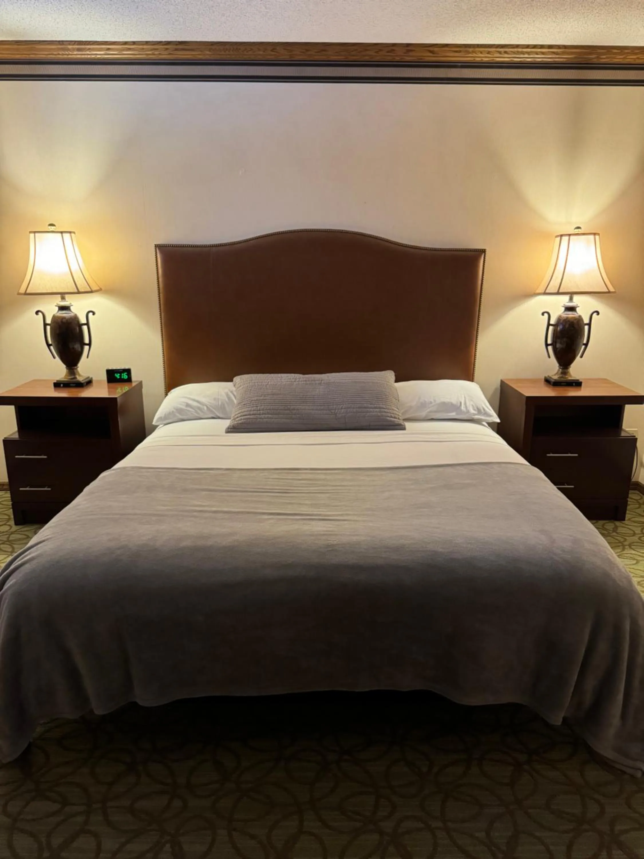 Bed in Fenway House Hotel