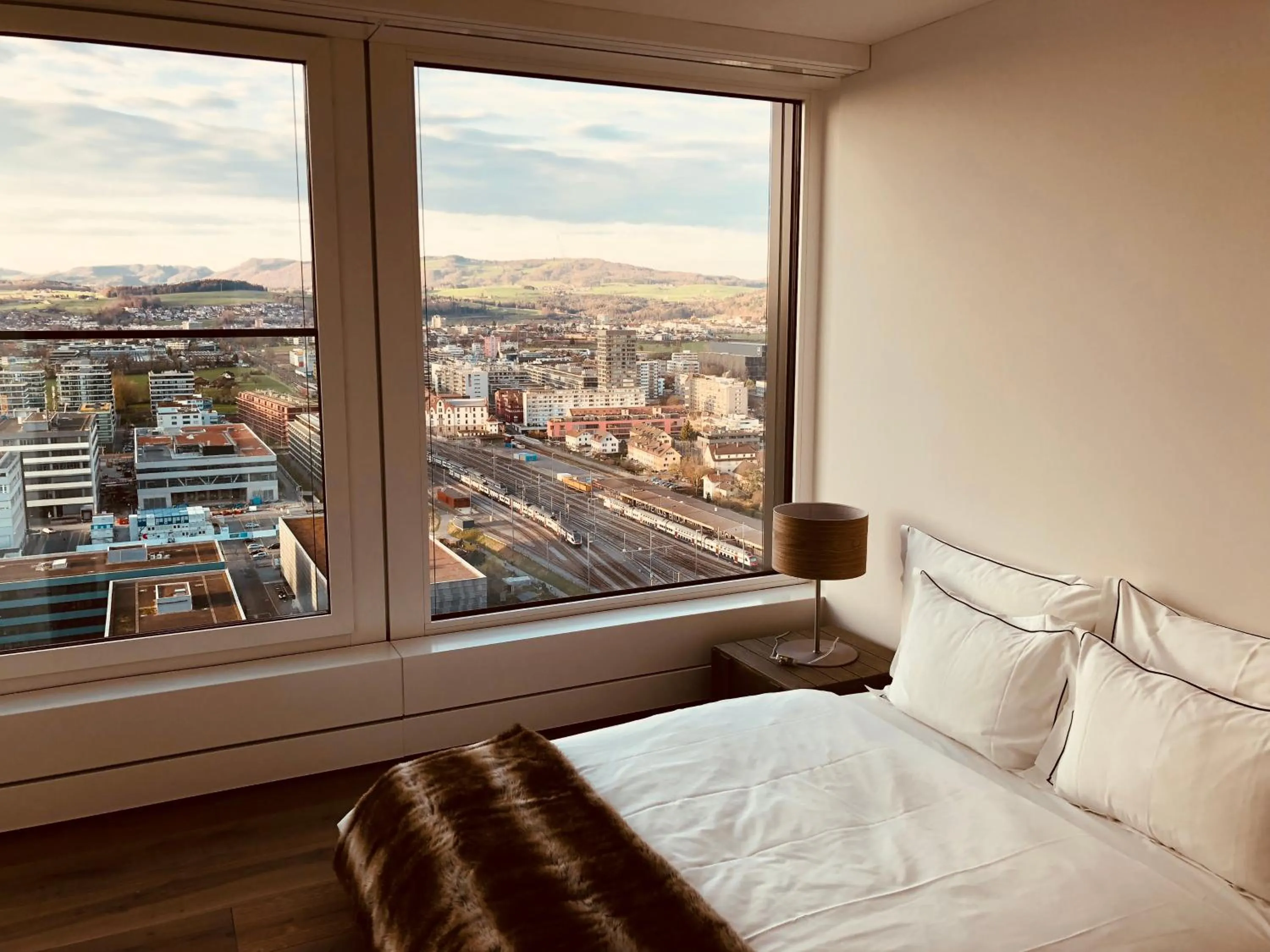 Bedroom, Bed in Park Tower City View Apartments
