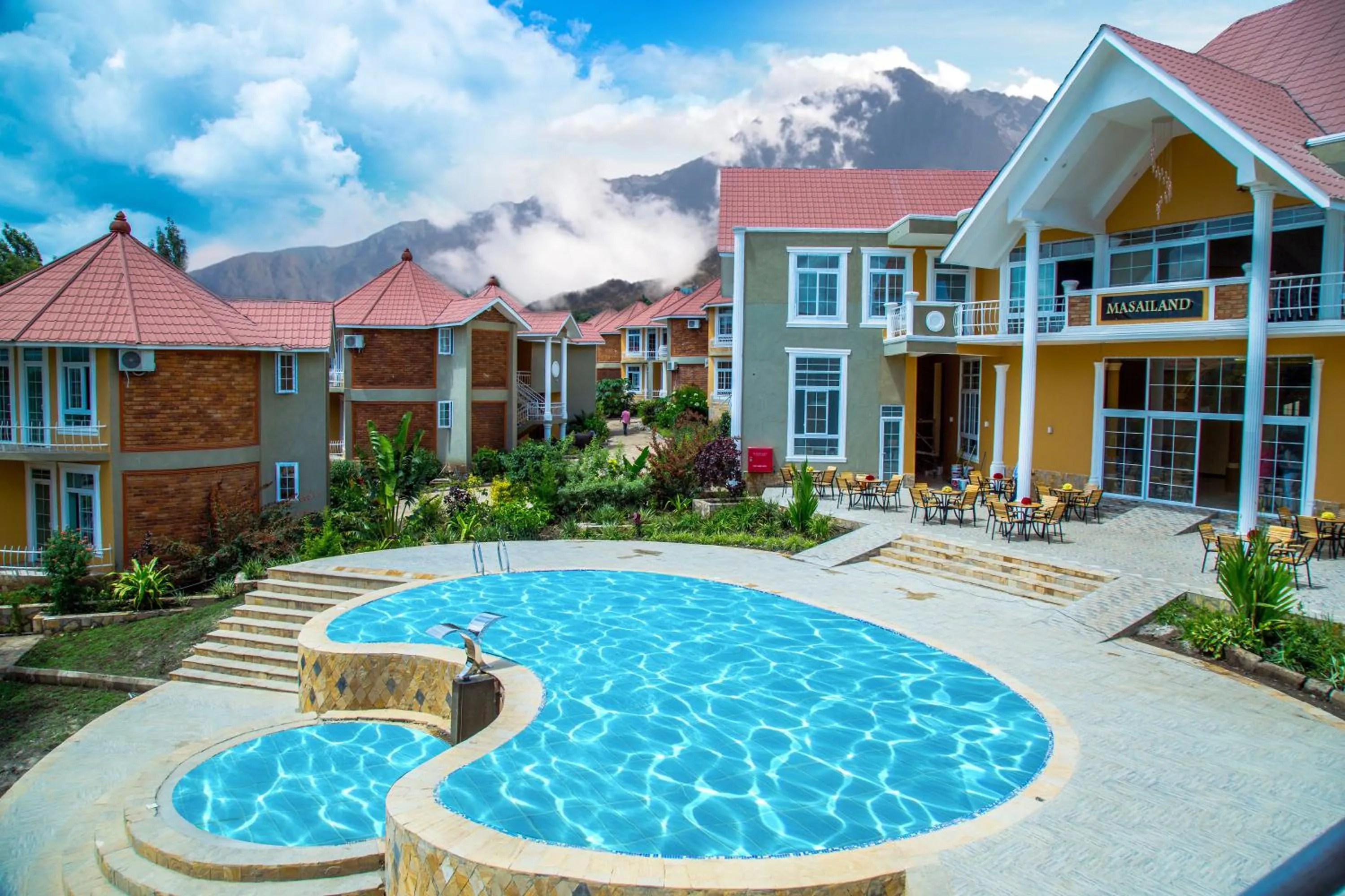 Property building in Masailand Safari Lodge