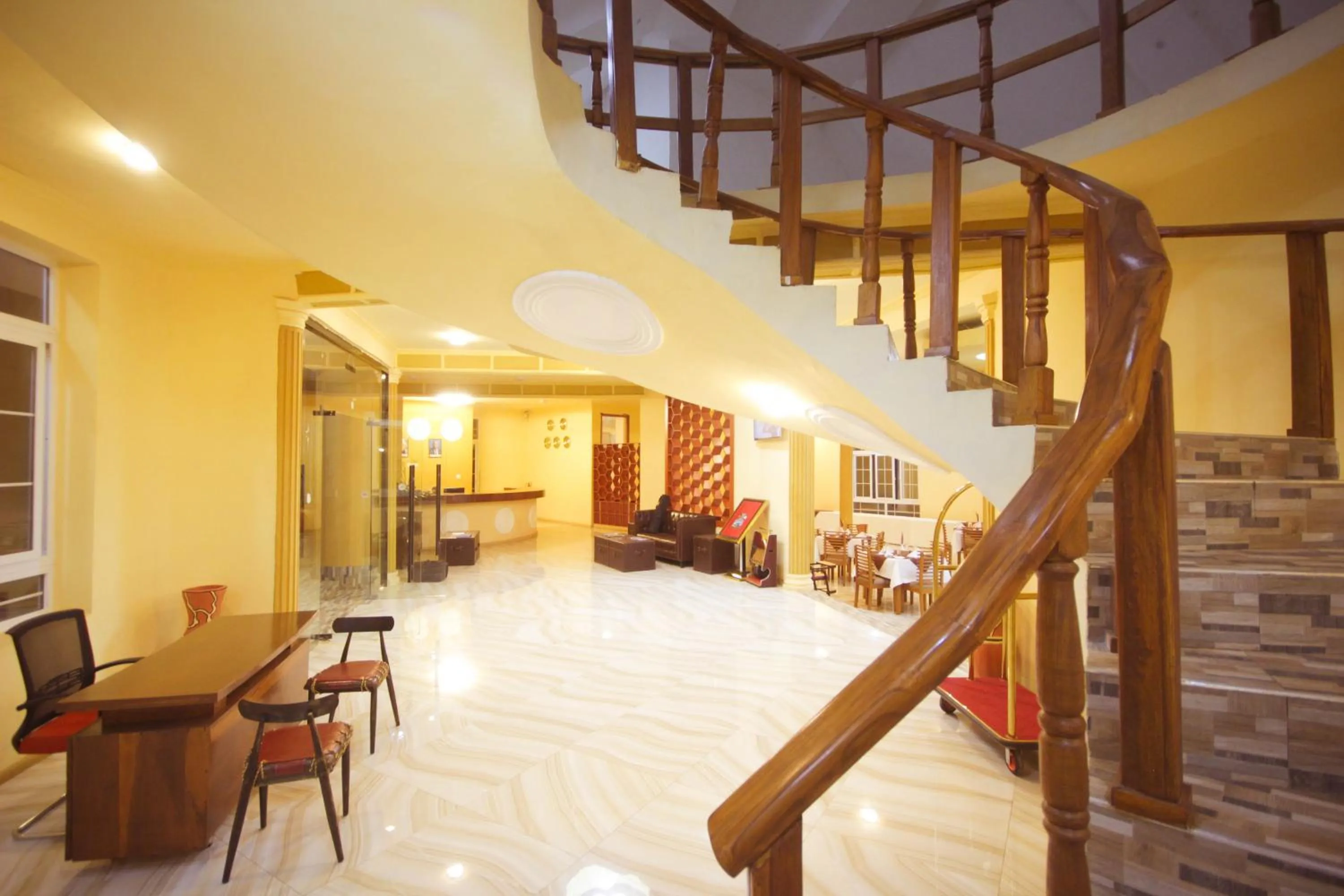 Lobby or reception in Masailand Safari Lodge