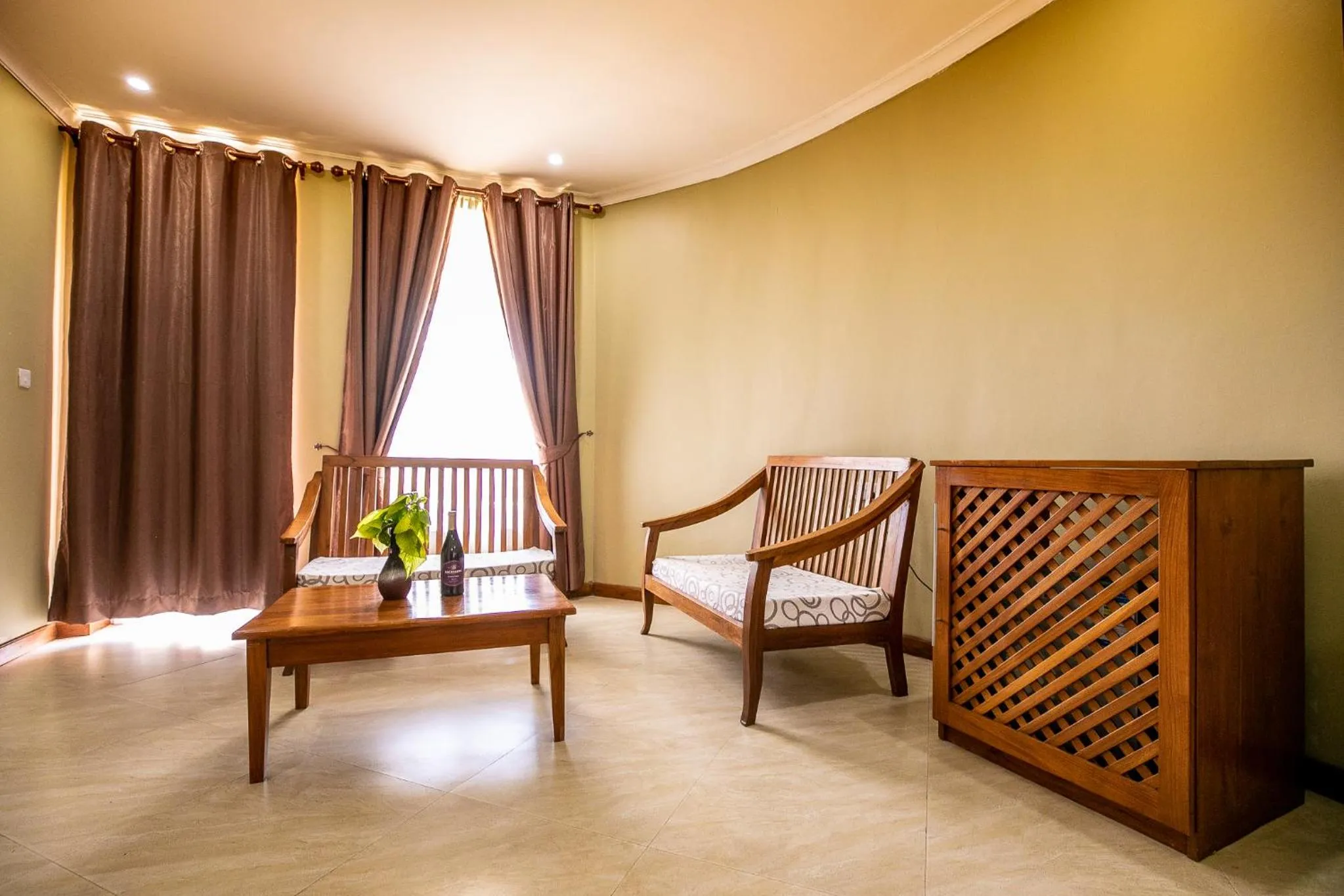 Seating area in Masailand Safari Lodge