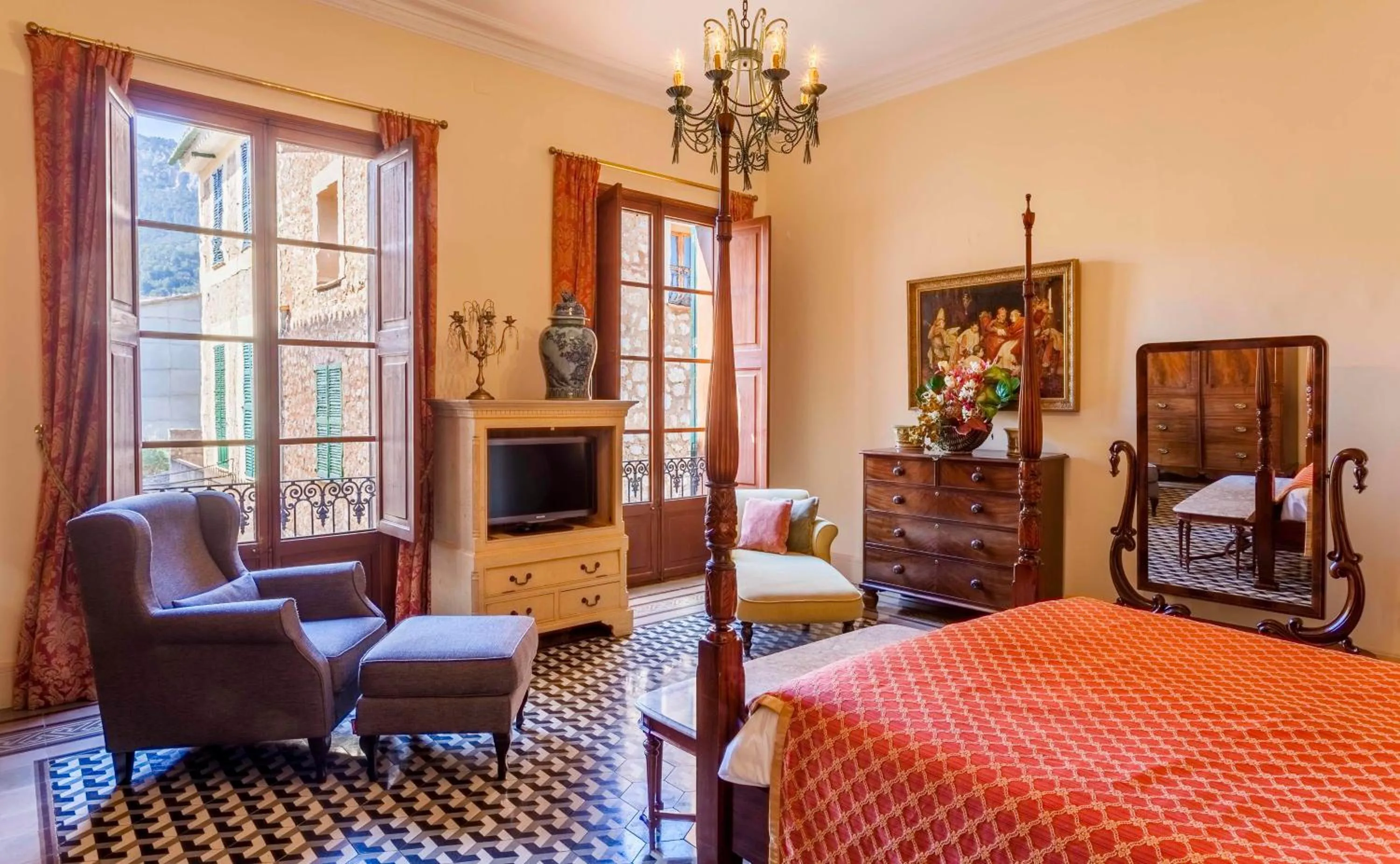 Bed in The Salvia - Adults Only