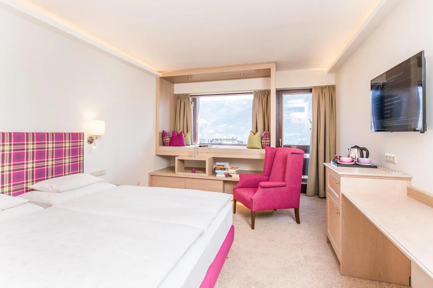 Photo of the whole room, Bed in ALPIN- Das Sporthotel - SKI IN SKI OUT cityXpress, SUMMERCARD INCLUDED