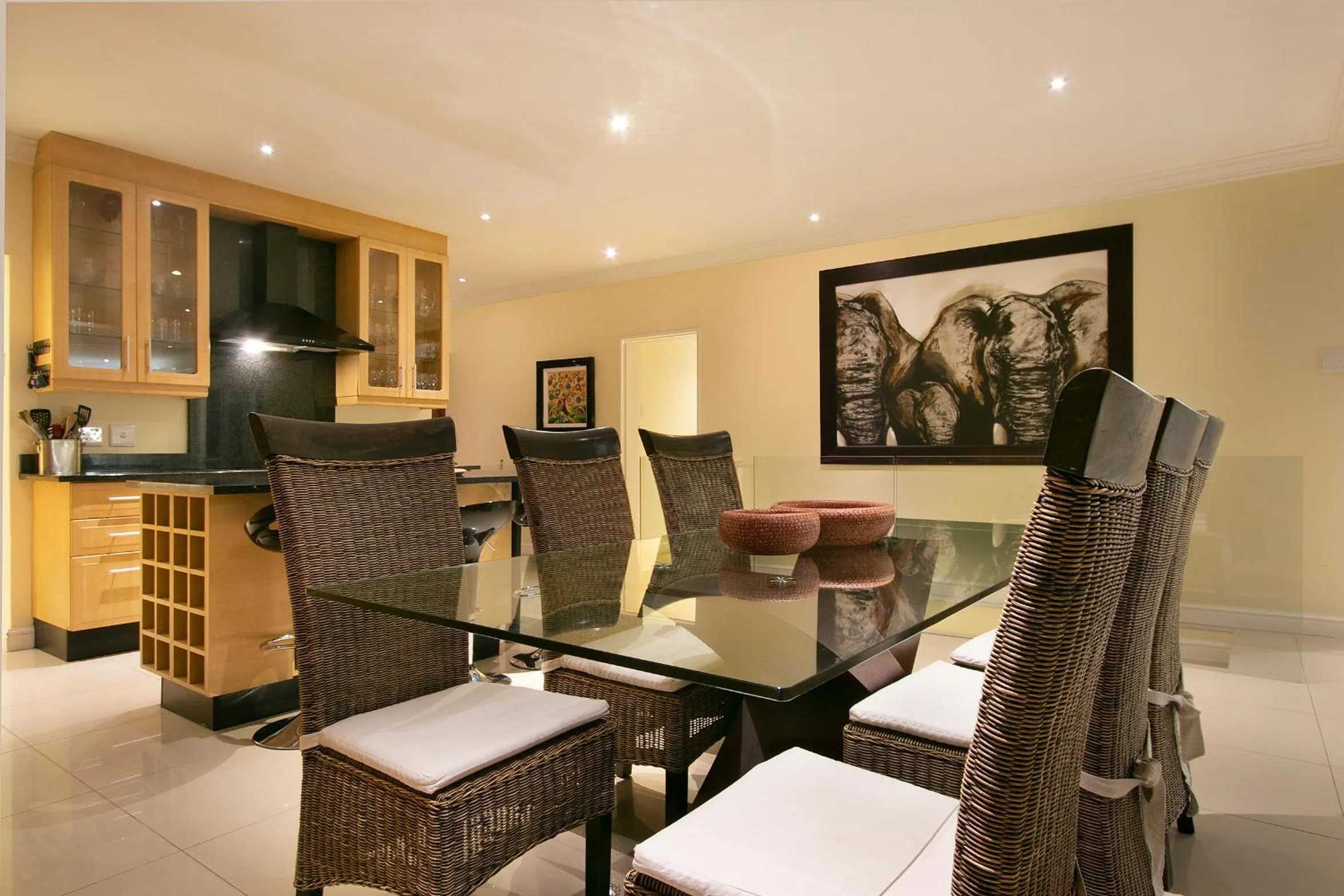 Dining area in Merridew Villa