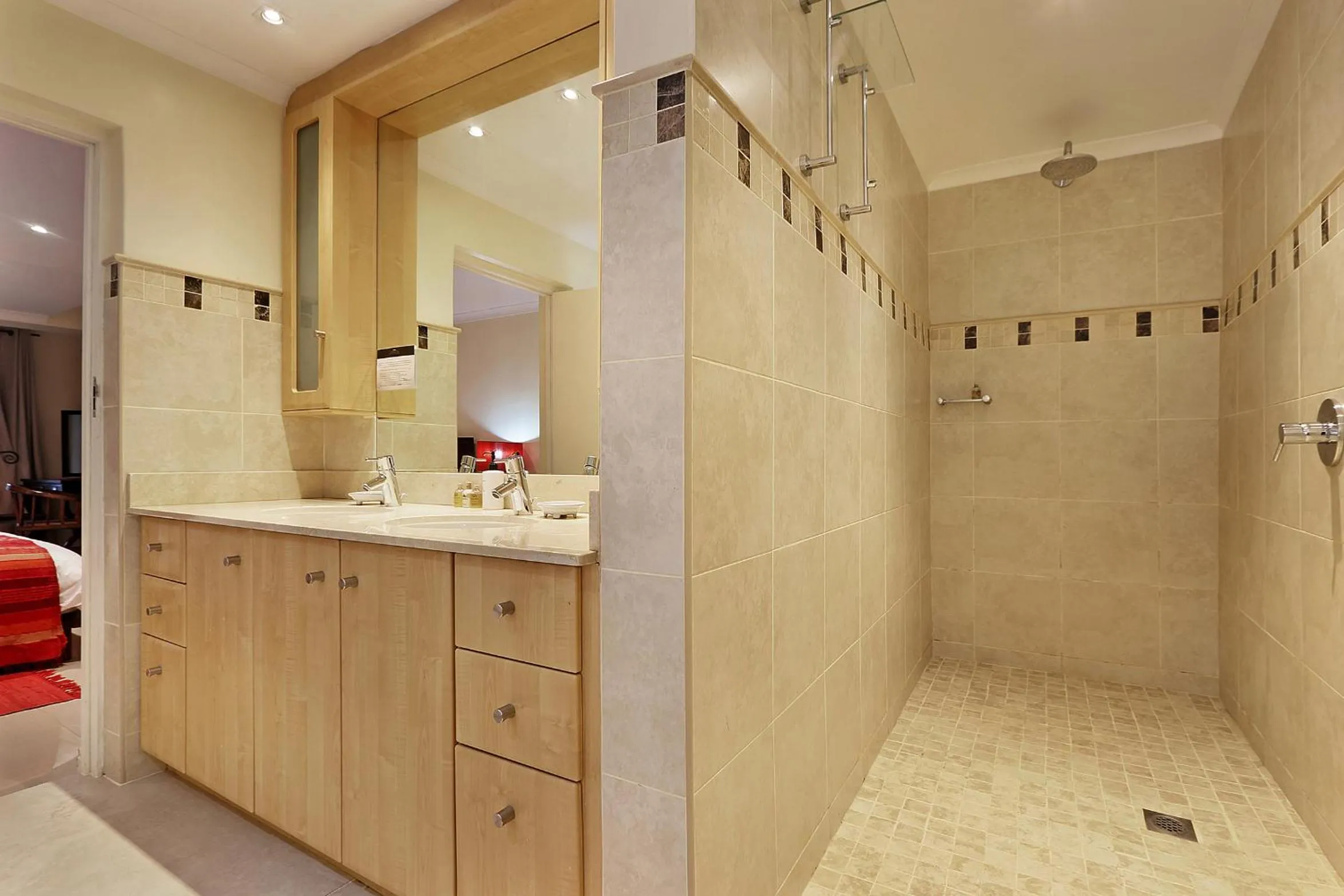 Shower in Merridew Villa