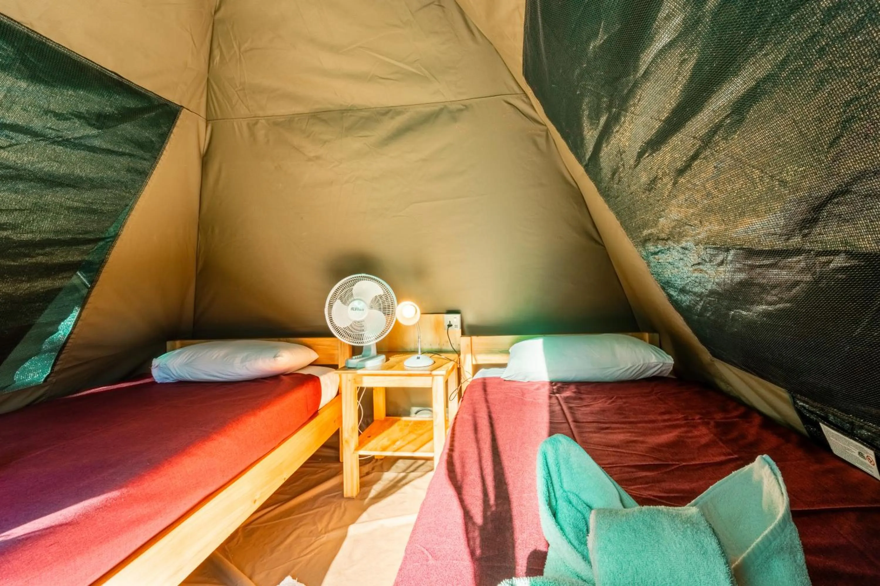 Bed in Shoestrings Backpackers Lodge Vic Falls