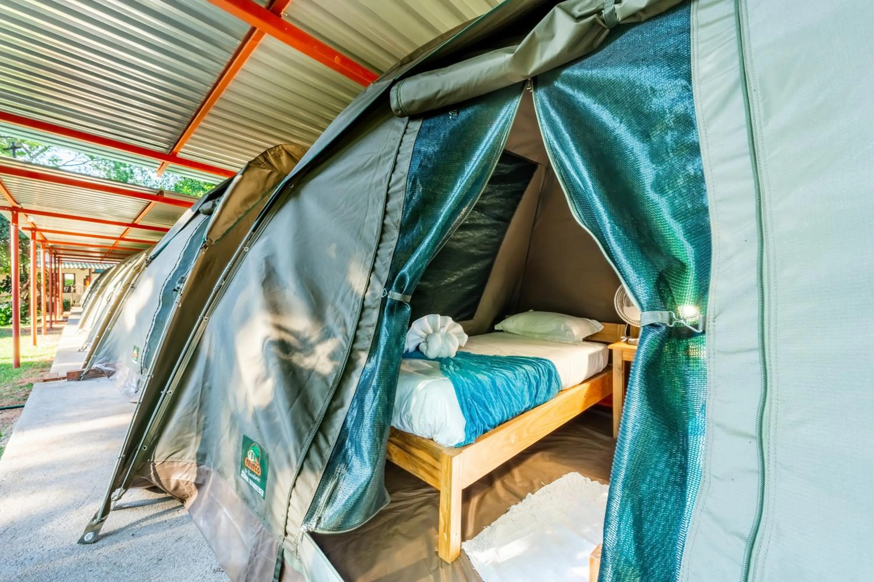 Bed in Shoestrings Backpackers Lodge Vic Falls