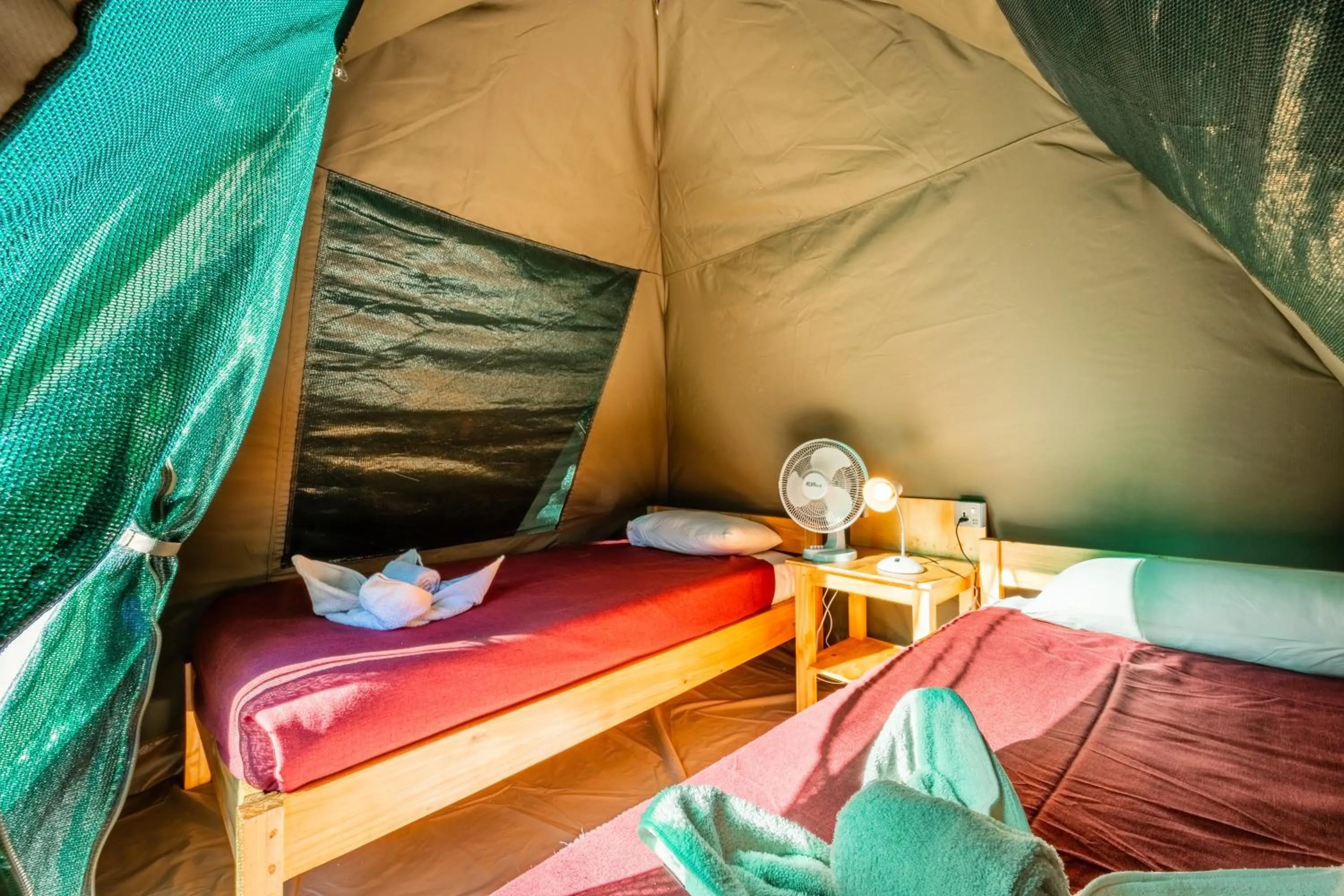 Bed in Shoestrings Backpackers Lodge Vic Falls