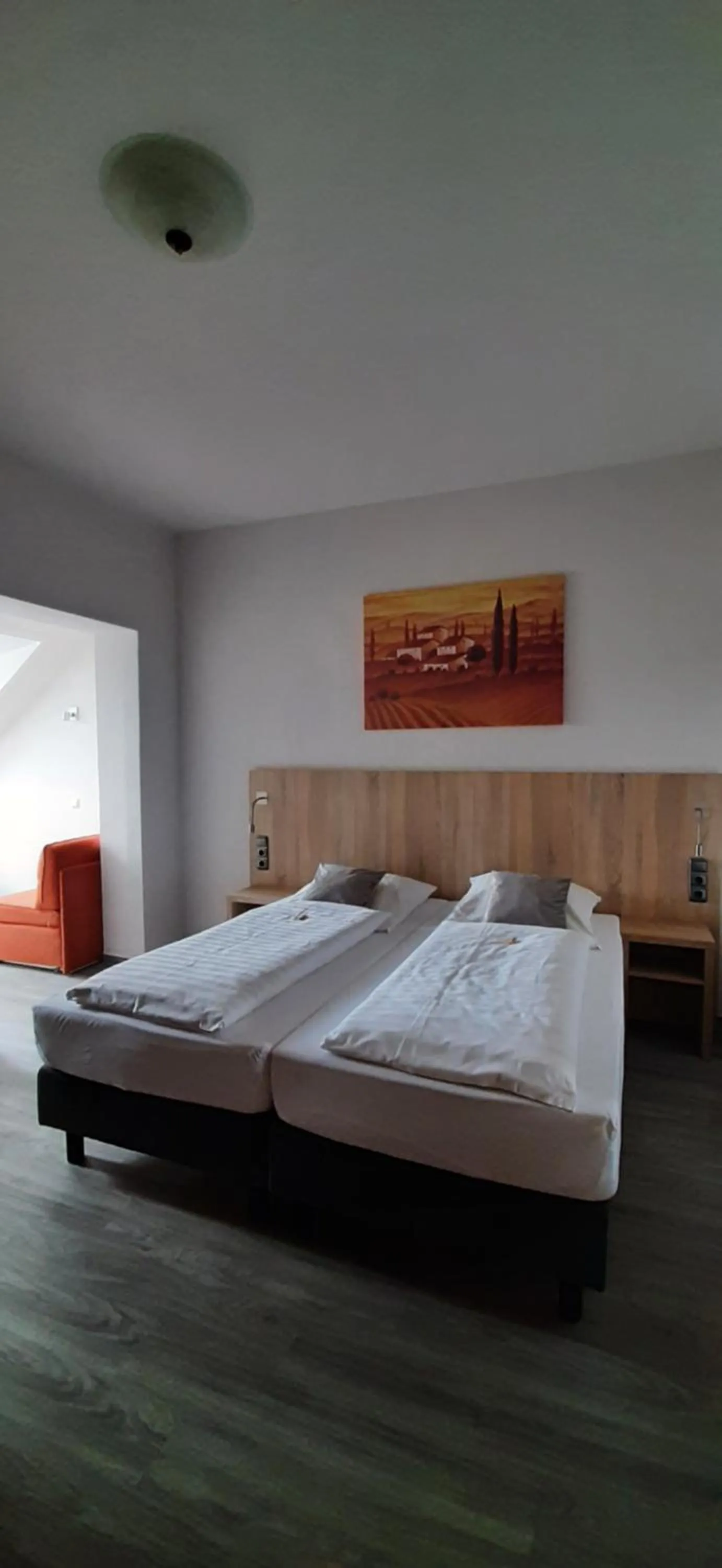 Bed in Landgasthof Zur scharfen Ecke