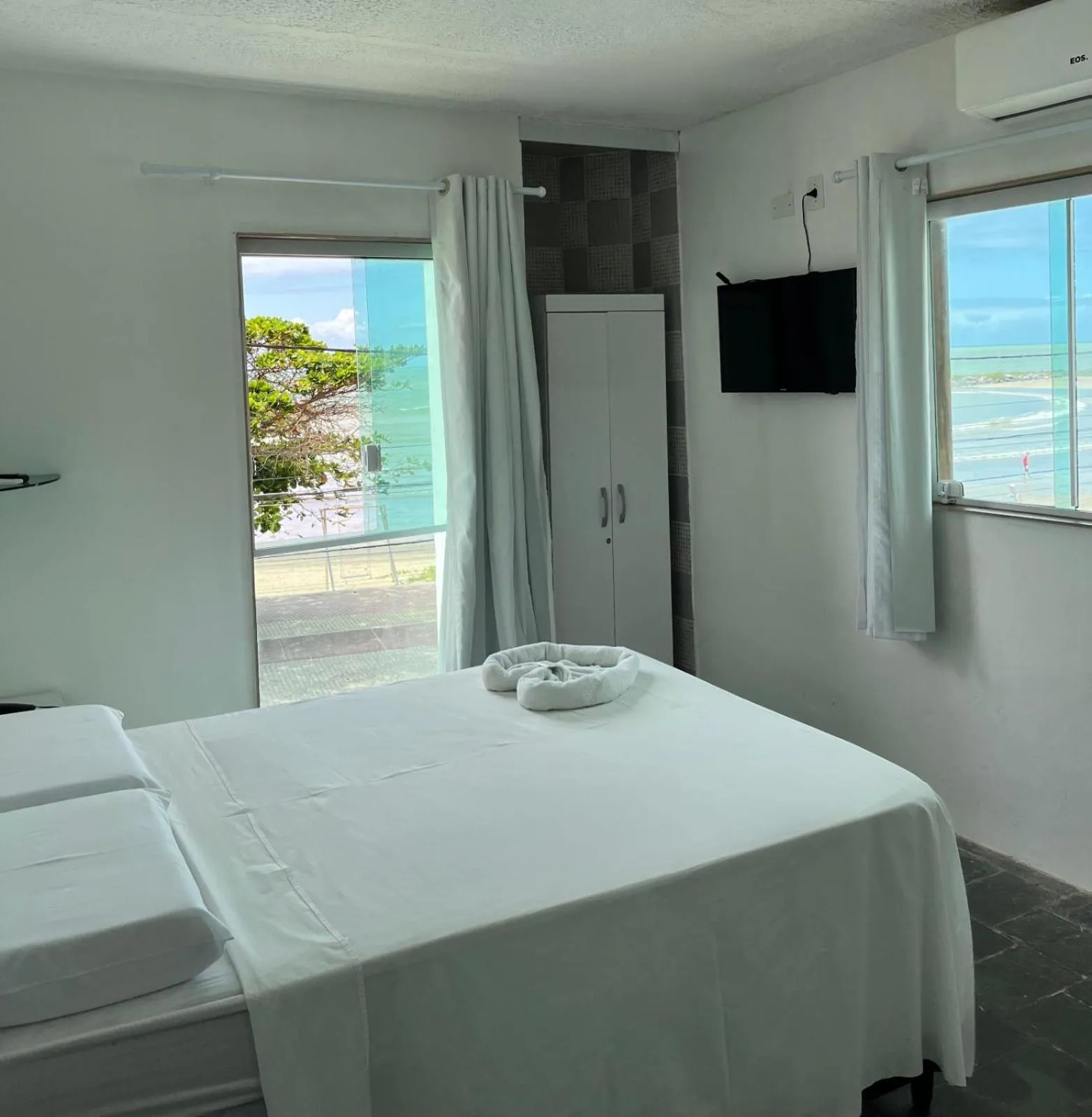 Bed in Casamar Pousada