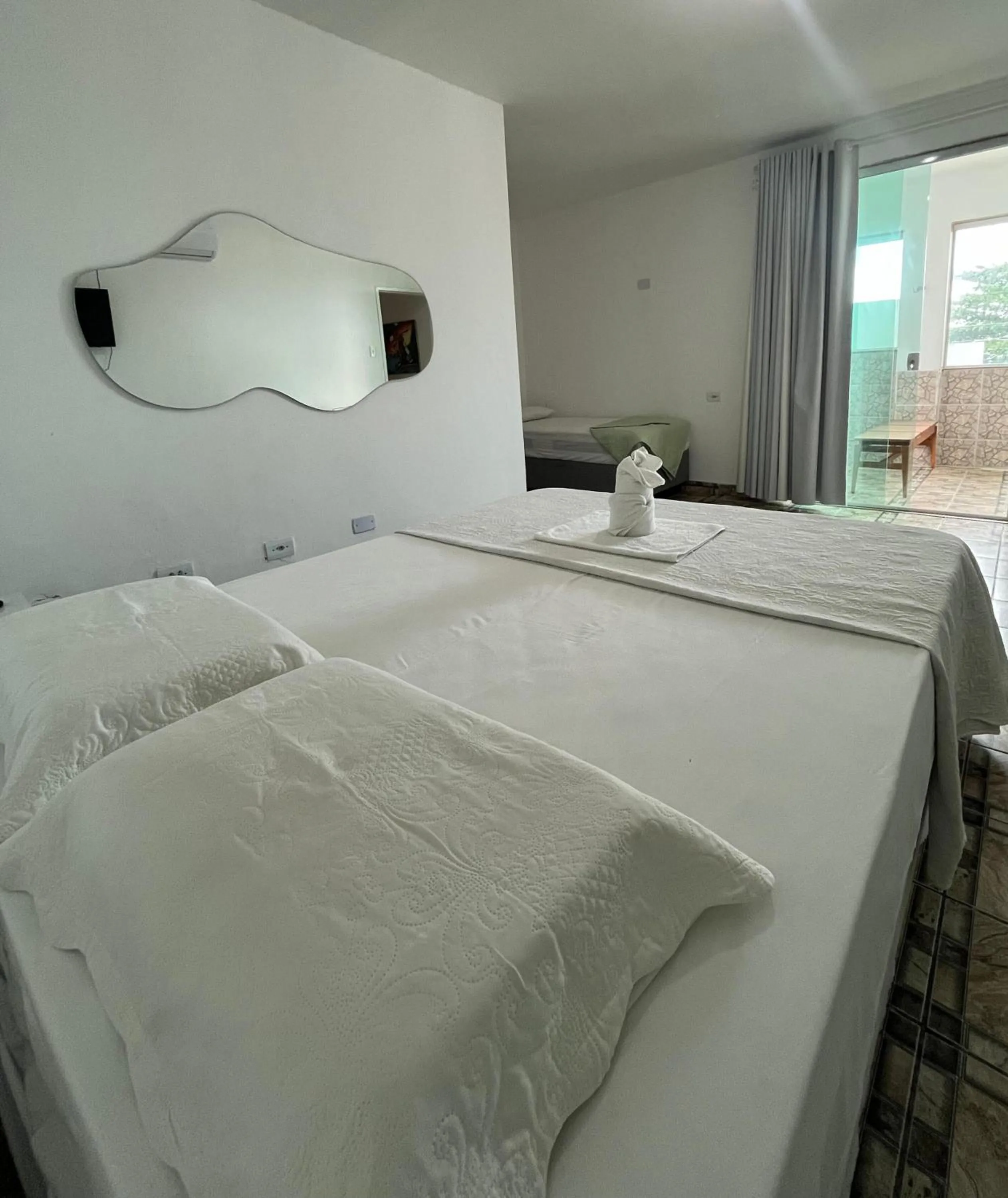 Bed in Casamar Pousada