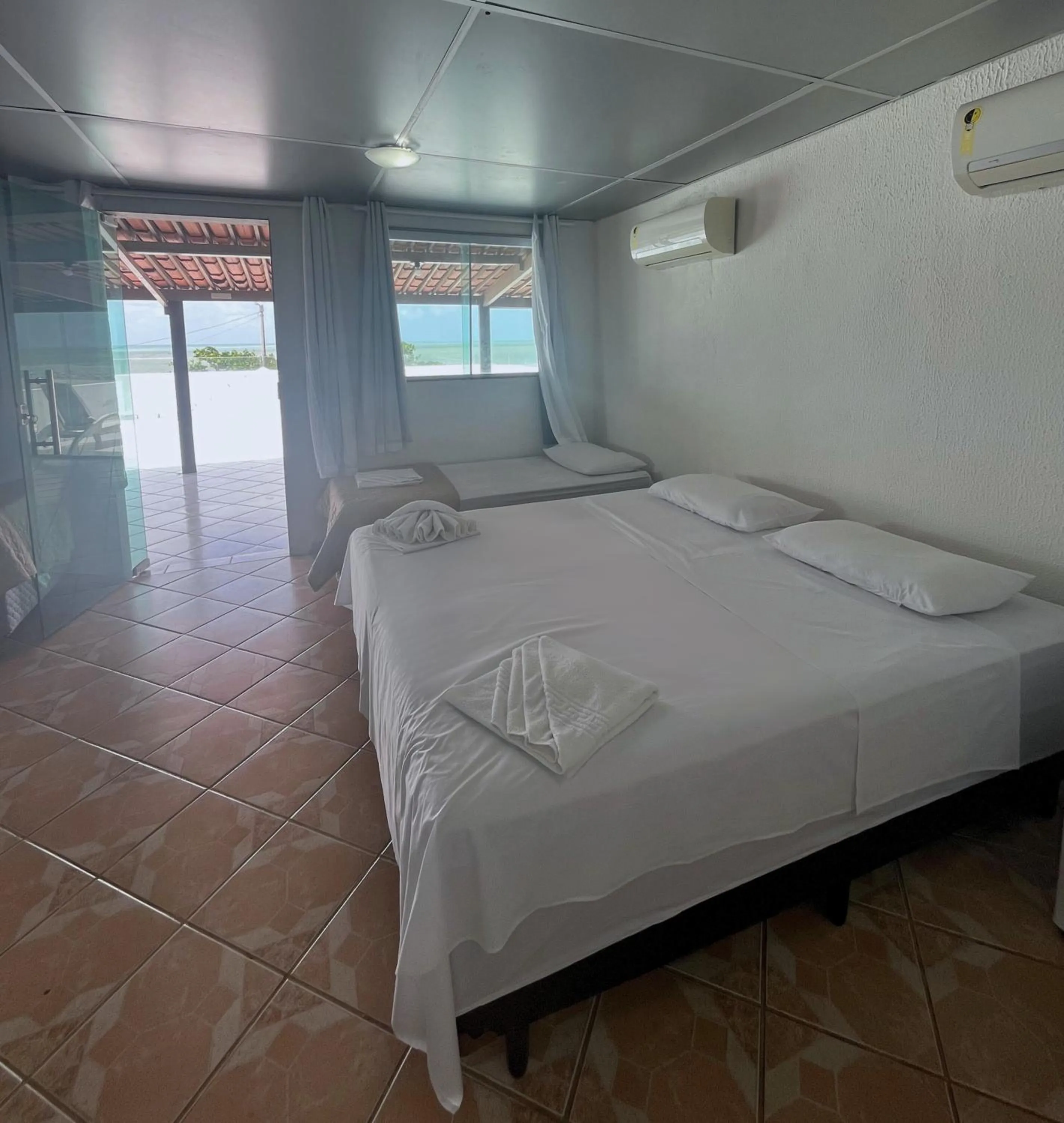 Bed in Casamar Pousada