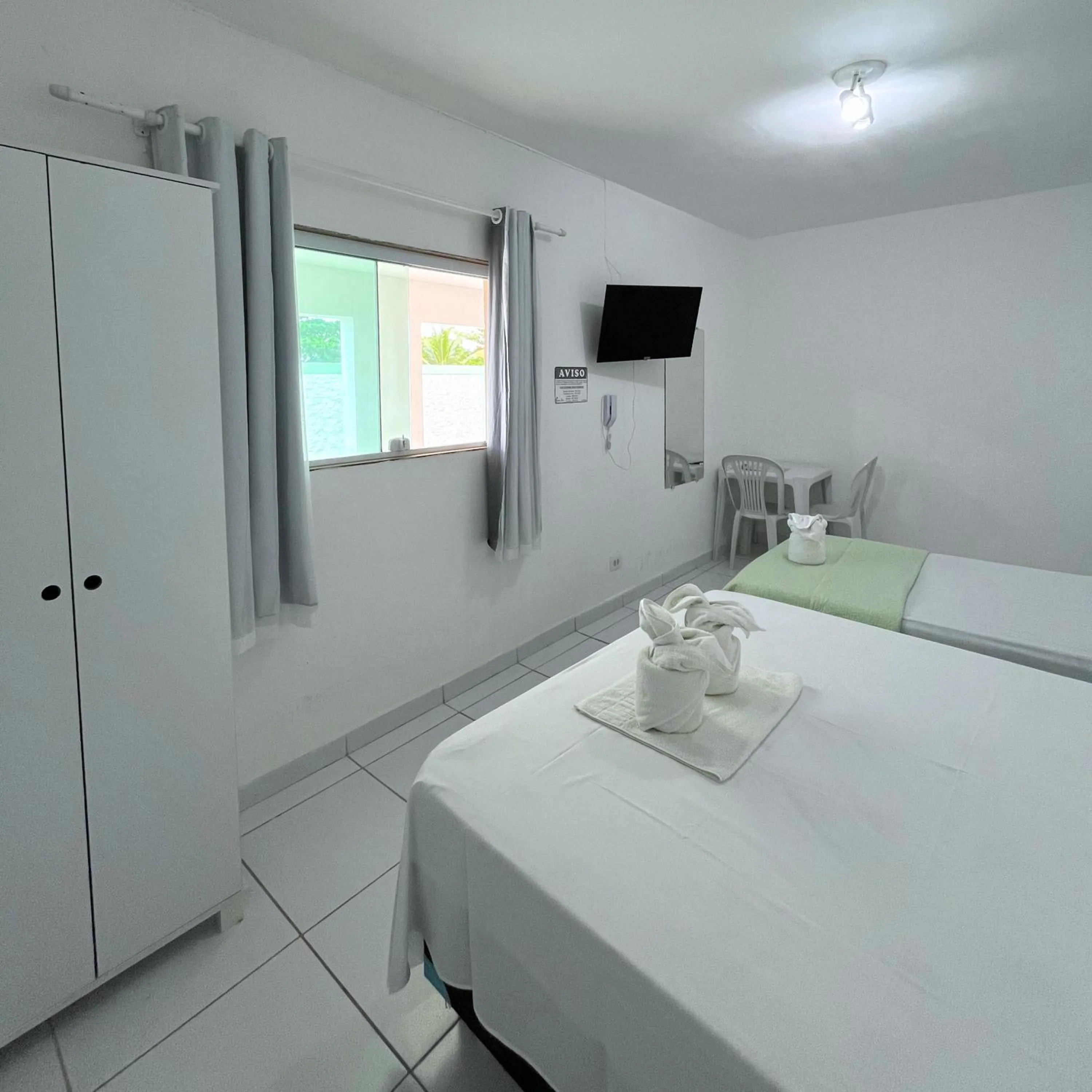 Bed in Casamar Pousada