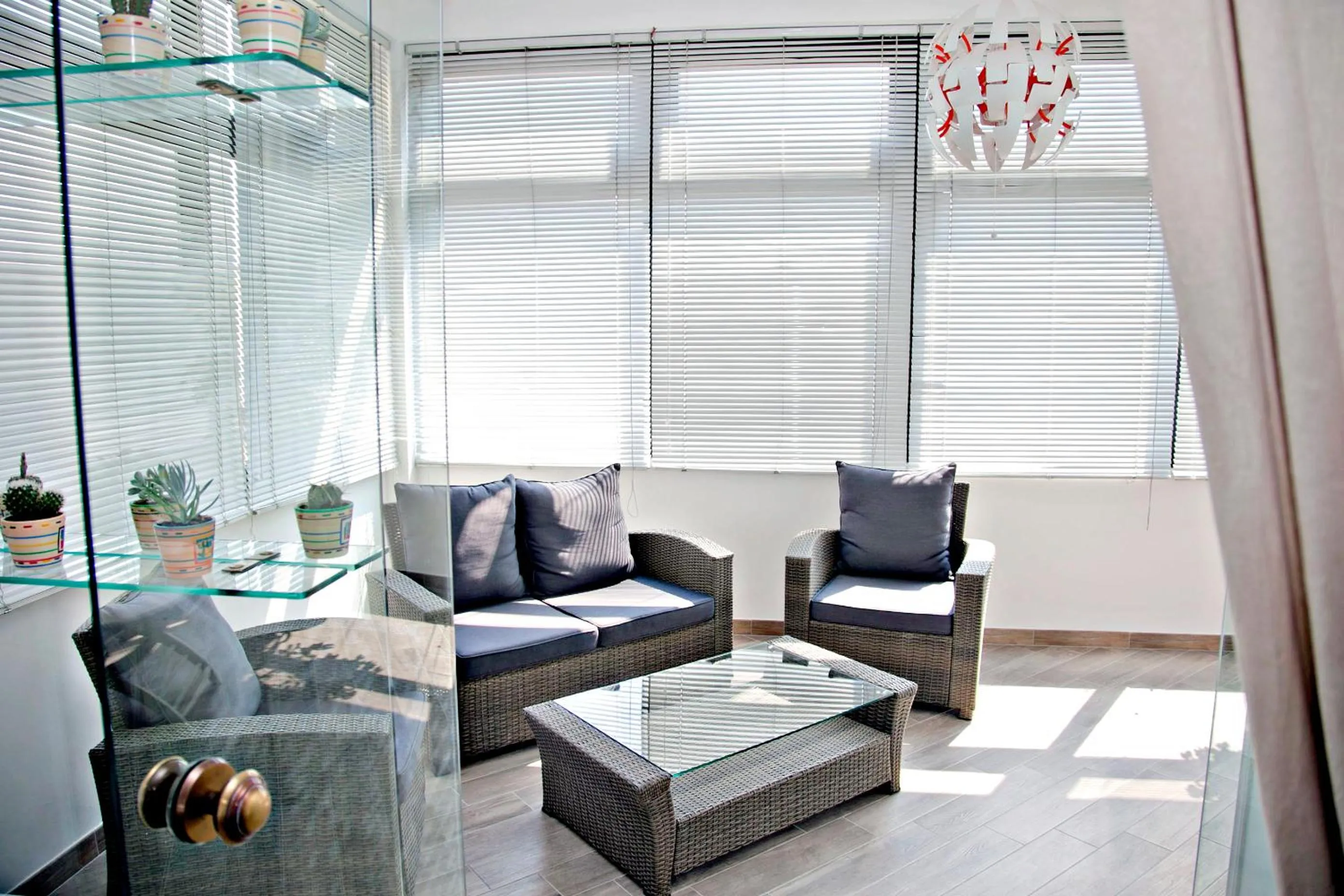 Living room in Maison Lumière