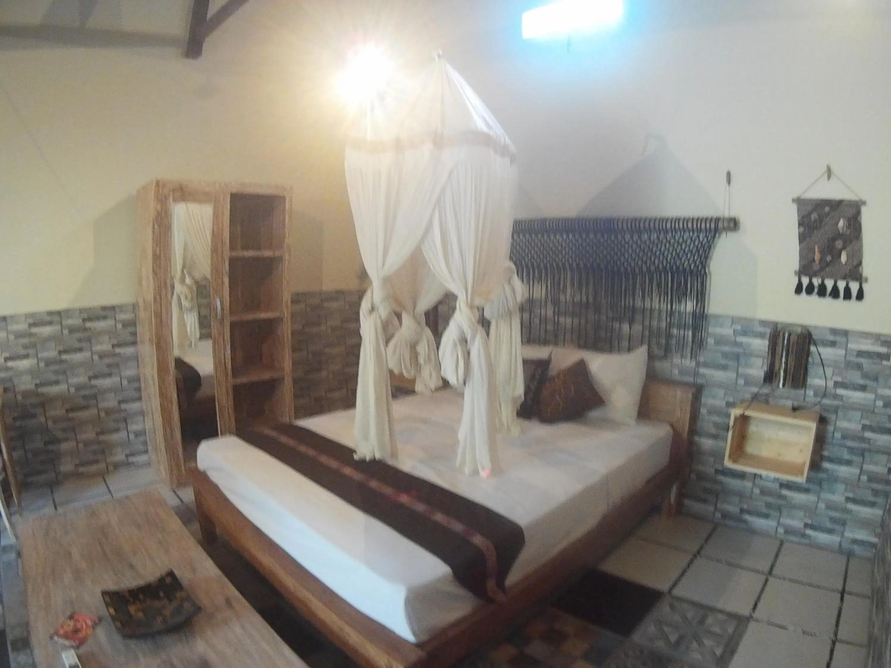 Bedroom, Bed in Canggu Pinpoint Rooms