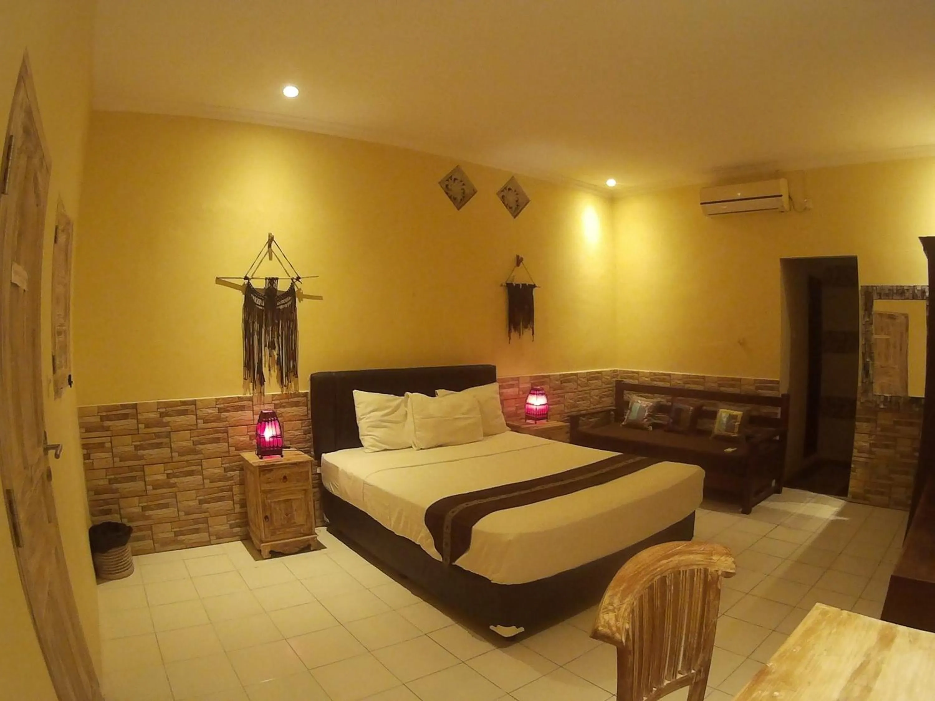 Bedroom, Bed in Canggu Pinpoint Rooms