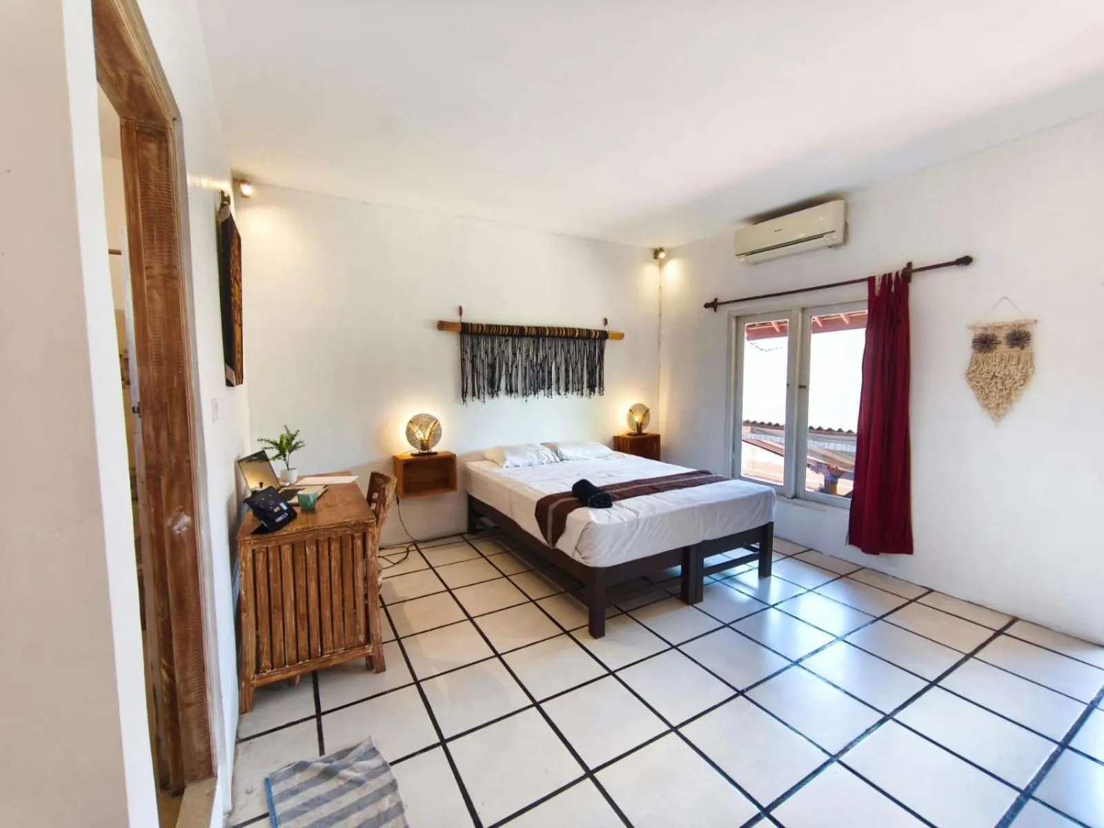 Bed in Canggu Pinpoint Rooms