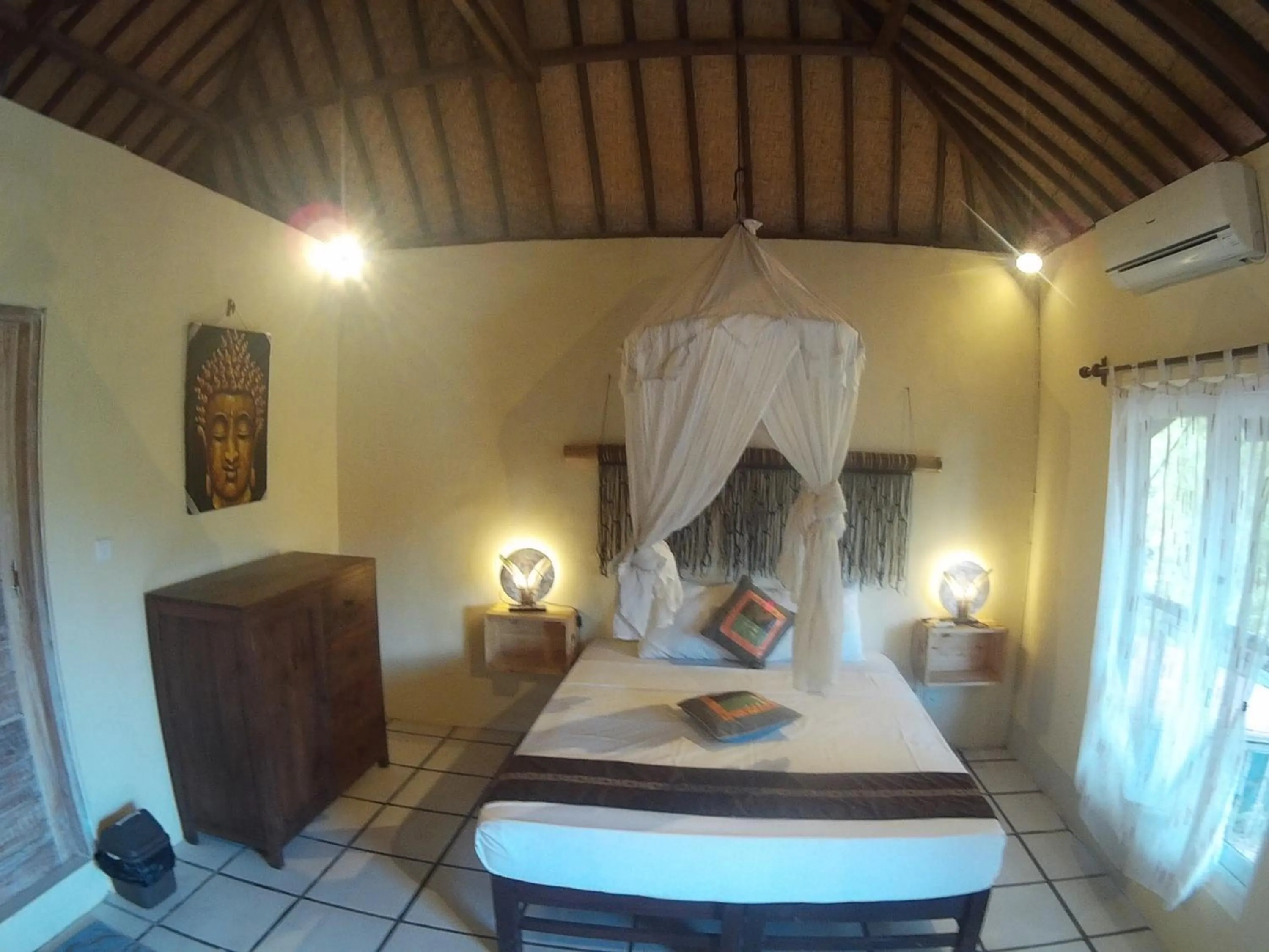 Bedroom, Bed in Canggu Pinpoint Rooms